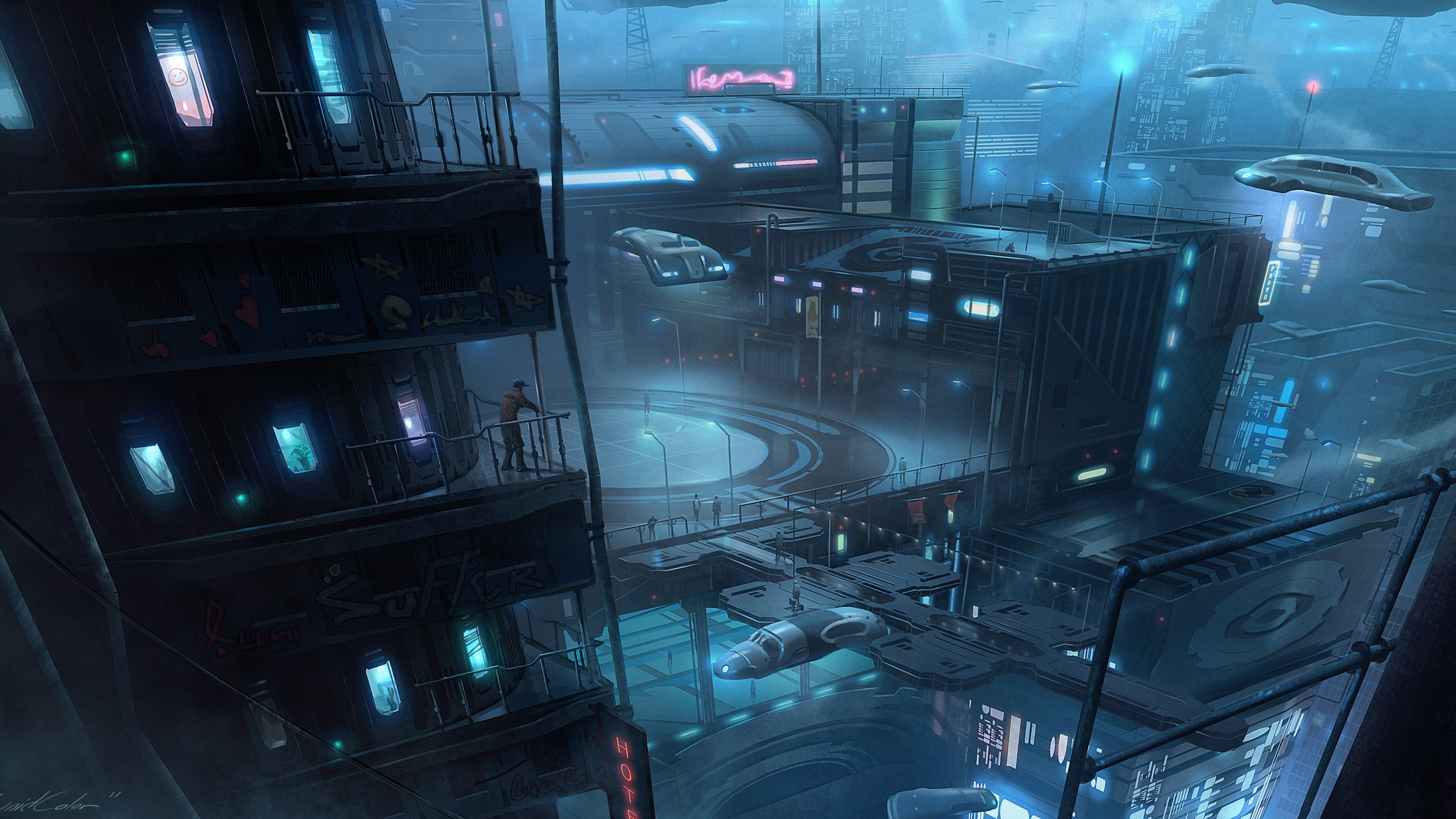 Wallpaper #BF7fMpMBborbLbczvmDA131 Holding Man Game Rails Building PC Nighttime Fantasy Shadowrun