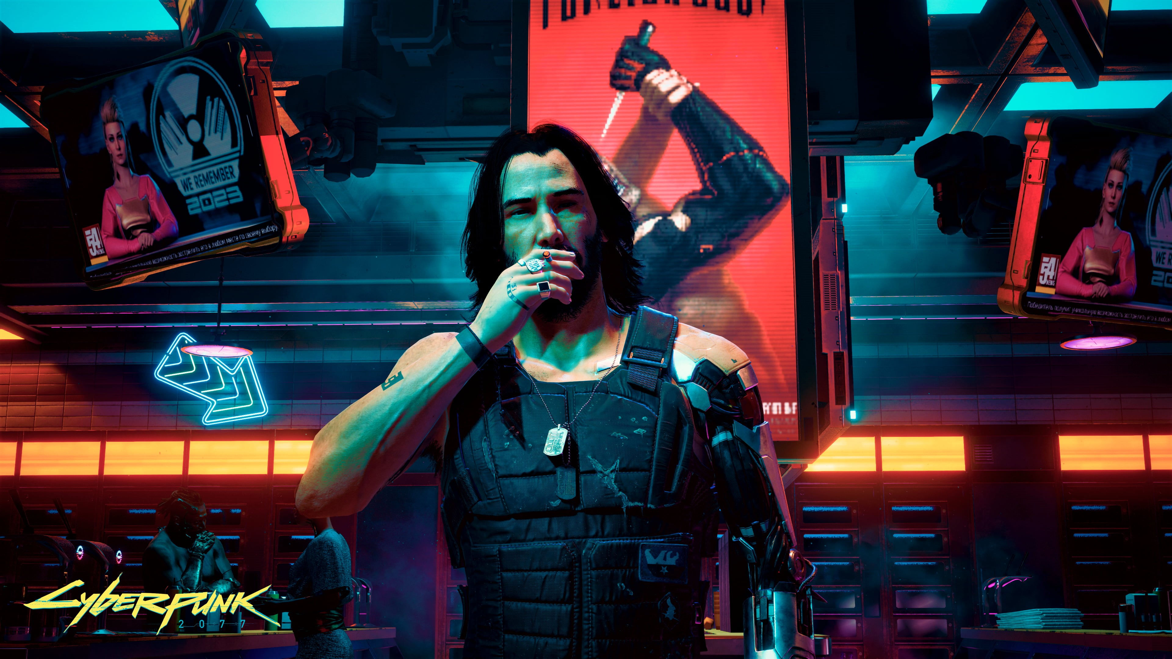 Wallpaper #rGeq_ZIBSpphPi3-Epyl63 Johnny Silverhand Red Cd Projekt Red Cyberpunk Keanu Reeves Utopia