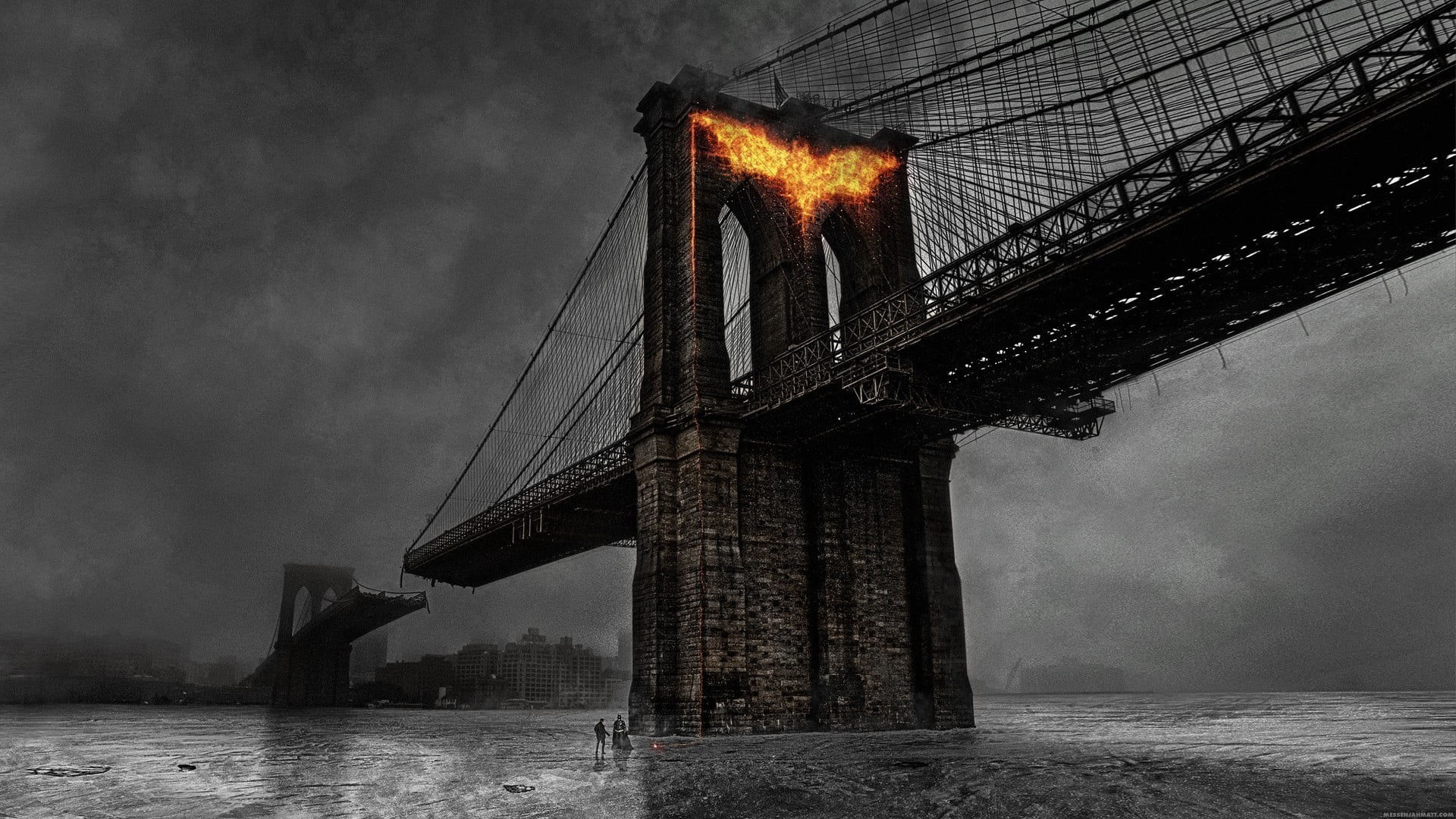 Wallpaper #KFIjNpMBMJD5Jq7_awnU175 The Dark Knight Rises Water Flame Batman Architecture No People
