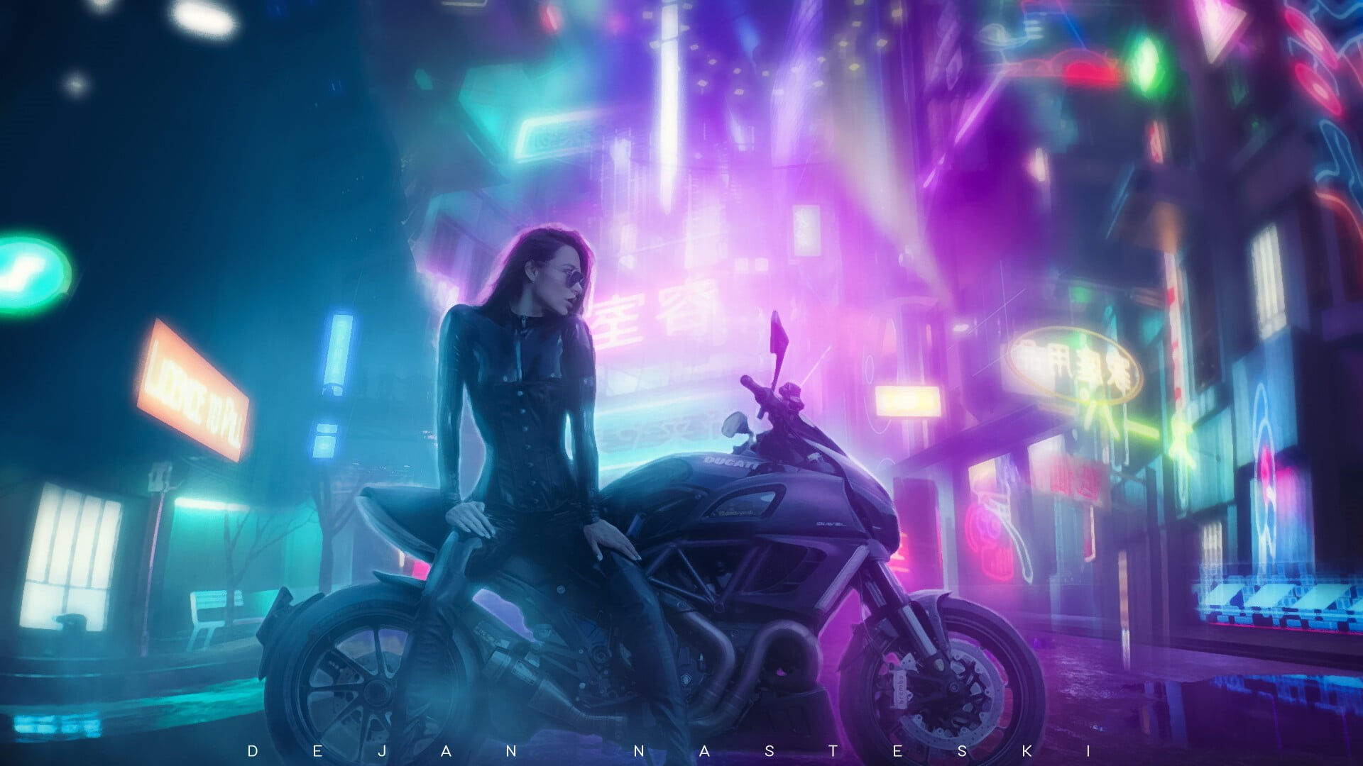 Wallpaper #G32b9I4Bnwiau_P6LhAf38 Wallpaper Id 530593 Woman 1080p Sci Fi Futuristic Motorcycle
