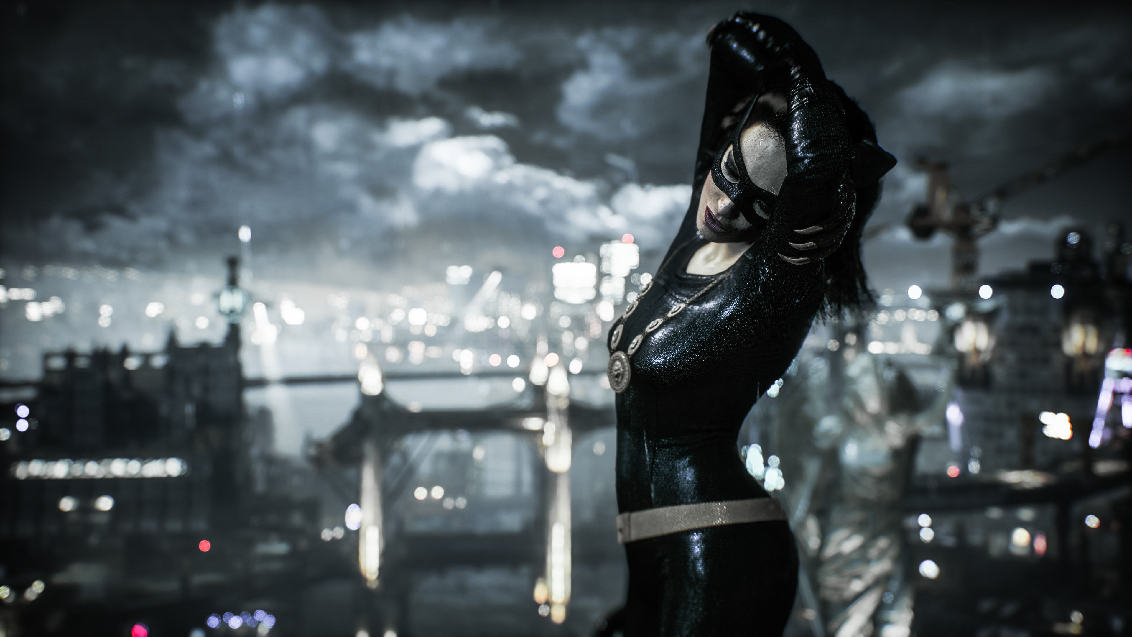 Wallpaper #GGgUHpMBSpphPi3-ciiO374 Batman Arkham Knight Video Games Catwoman HD Wallpaper