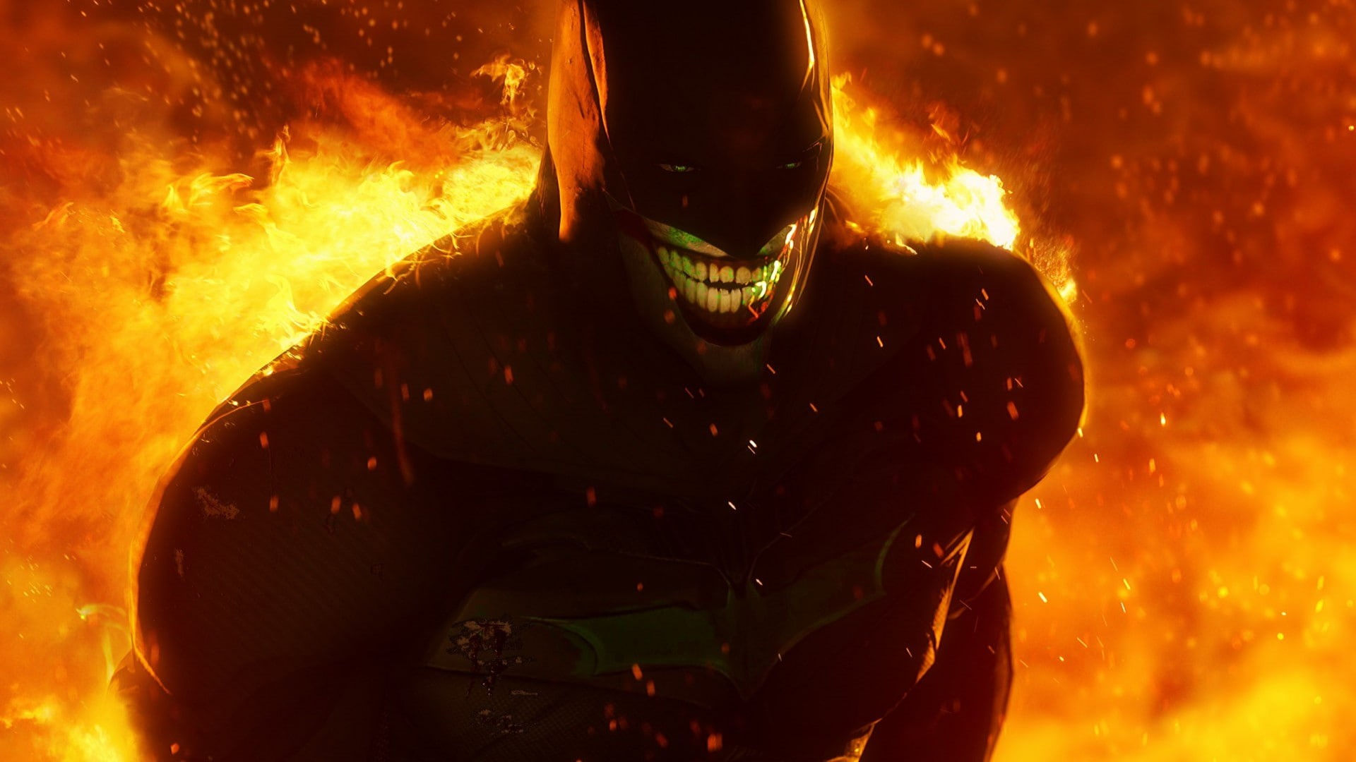 Wallpaper #YB3iLJMBlOZrFDOkiczE63 HD Killing Joker DC the Joke Batman 1080p Fire Cartooncomic