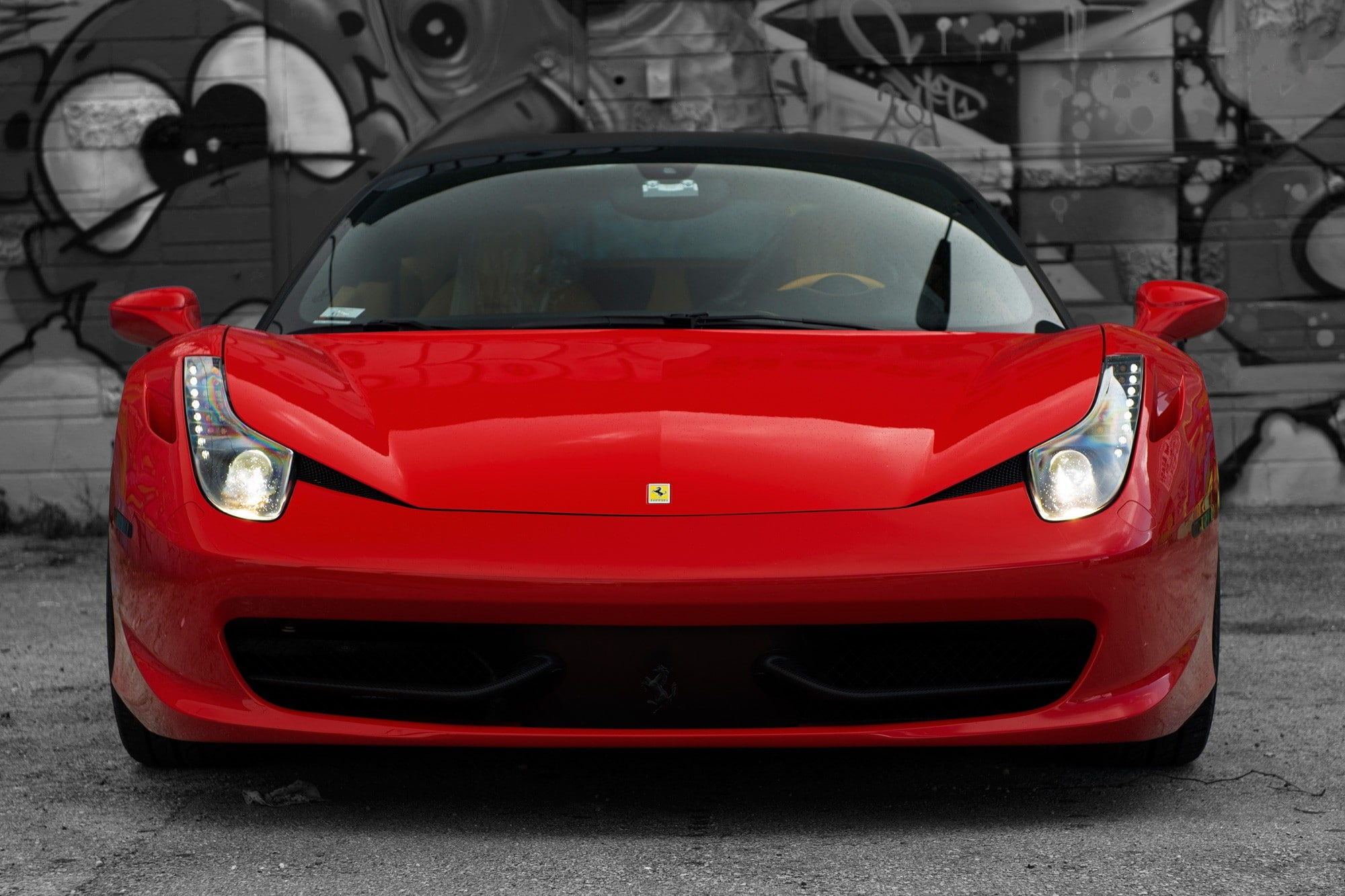 Wallpaper #DHNGiY4BFI5NbQksPiLi35 Front 1080p Ferrari Italy Reflection Red Headlights 458 Italia