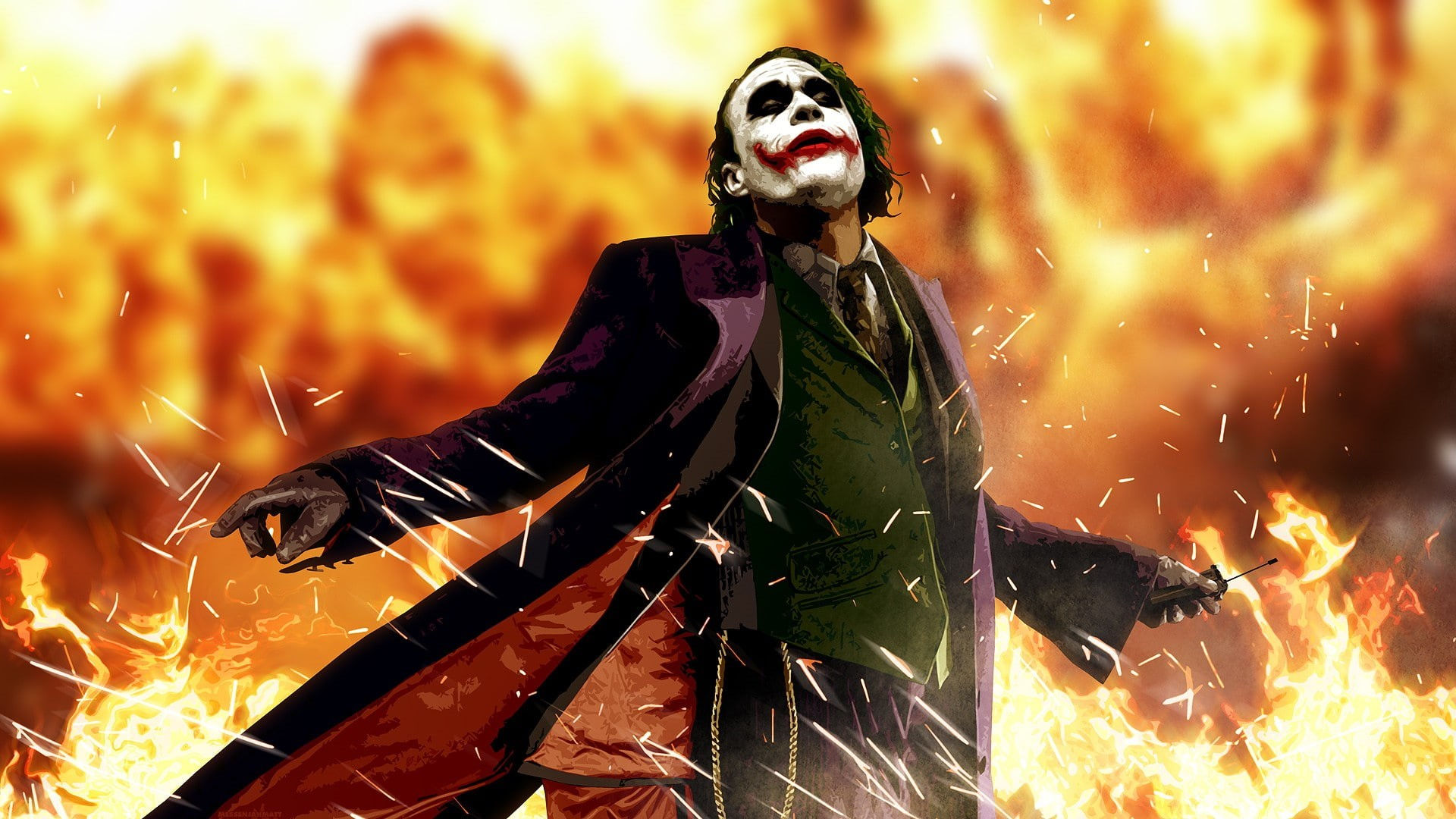 Wallpaper #AGeC-pIBSpphPi3-h5EP183 Black Background the Dark Knight Batman Black Joker Simple