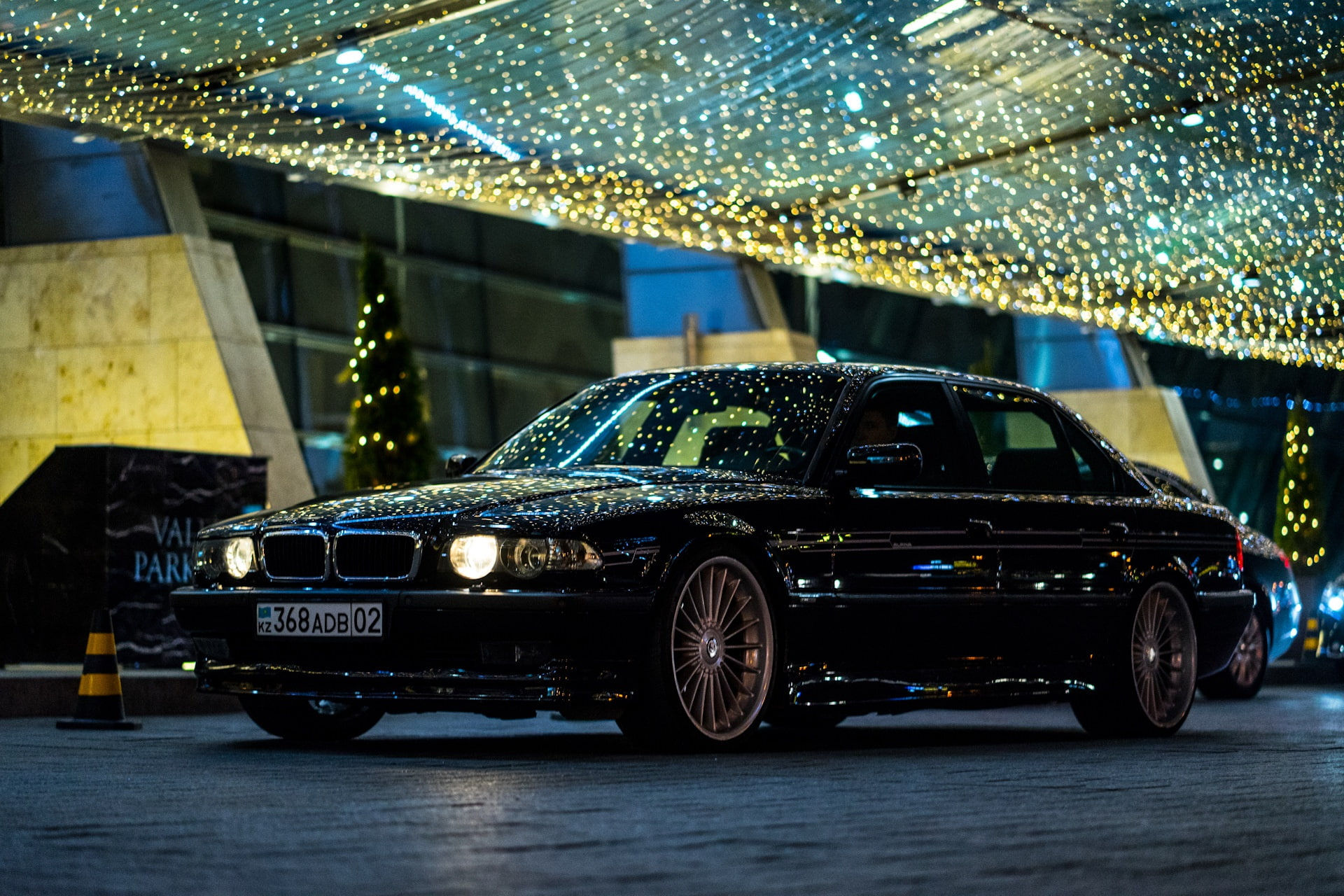 Wallpaper #mv-oa5MB3lSXT3zUTOir368 Night Kazakhstan 1080p BMW Light 740li E38 Alpina City Almaty