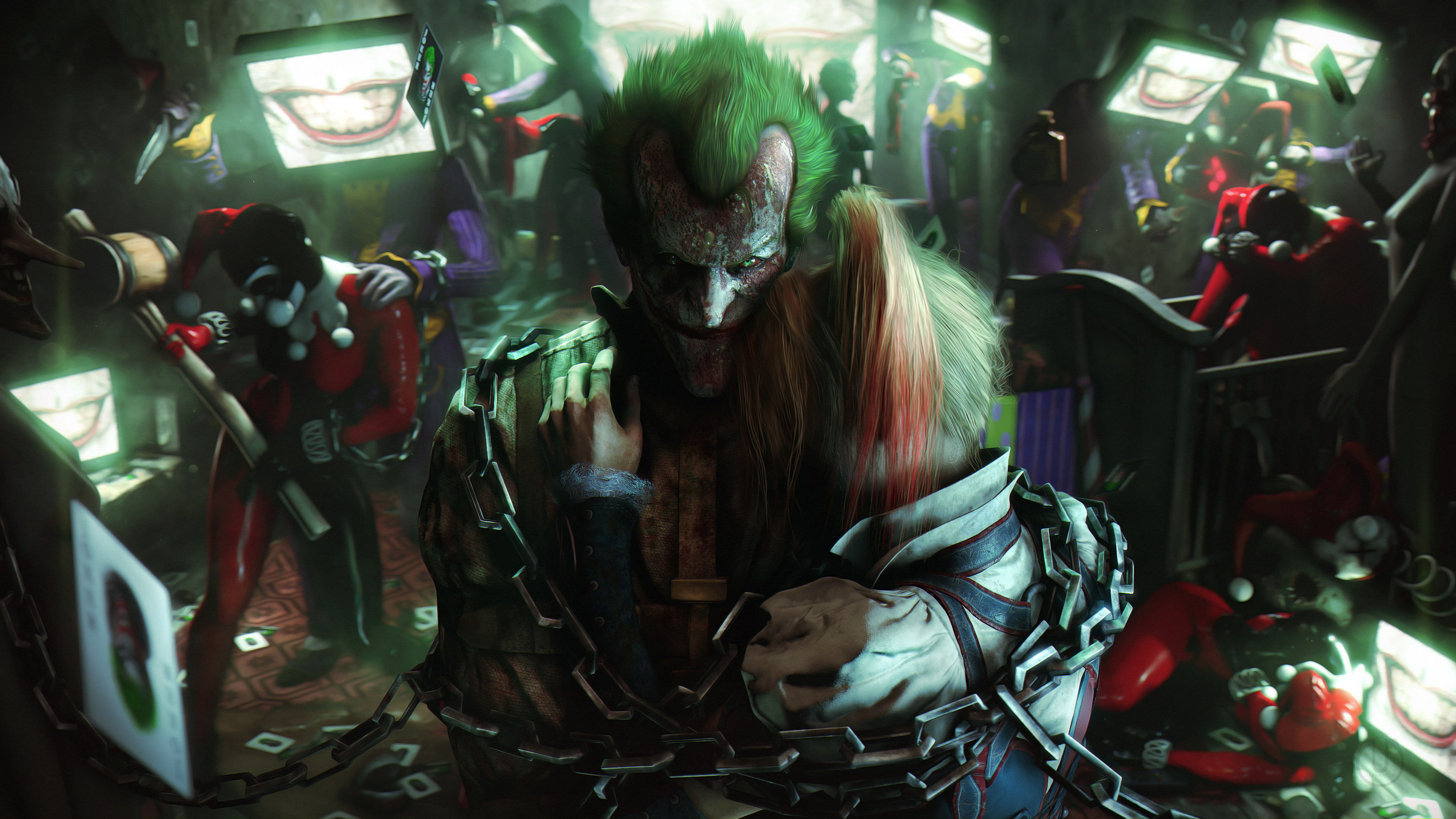 Wallpaper #GGgUHpMBSpphPi3-ciiO265 Killer Croc Batman Two Face Joker 1080p the Riddler Batman