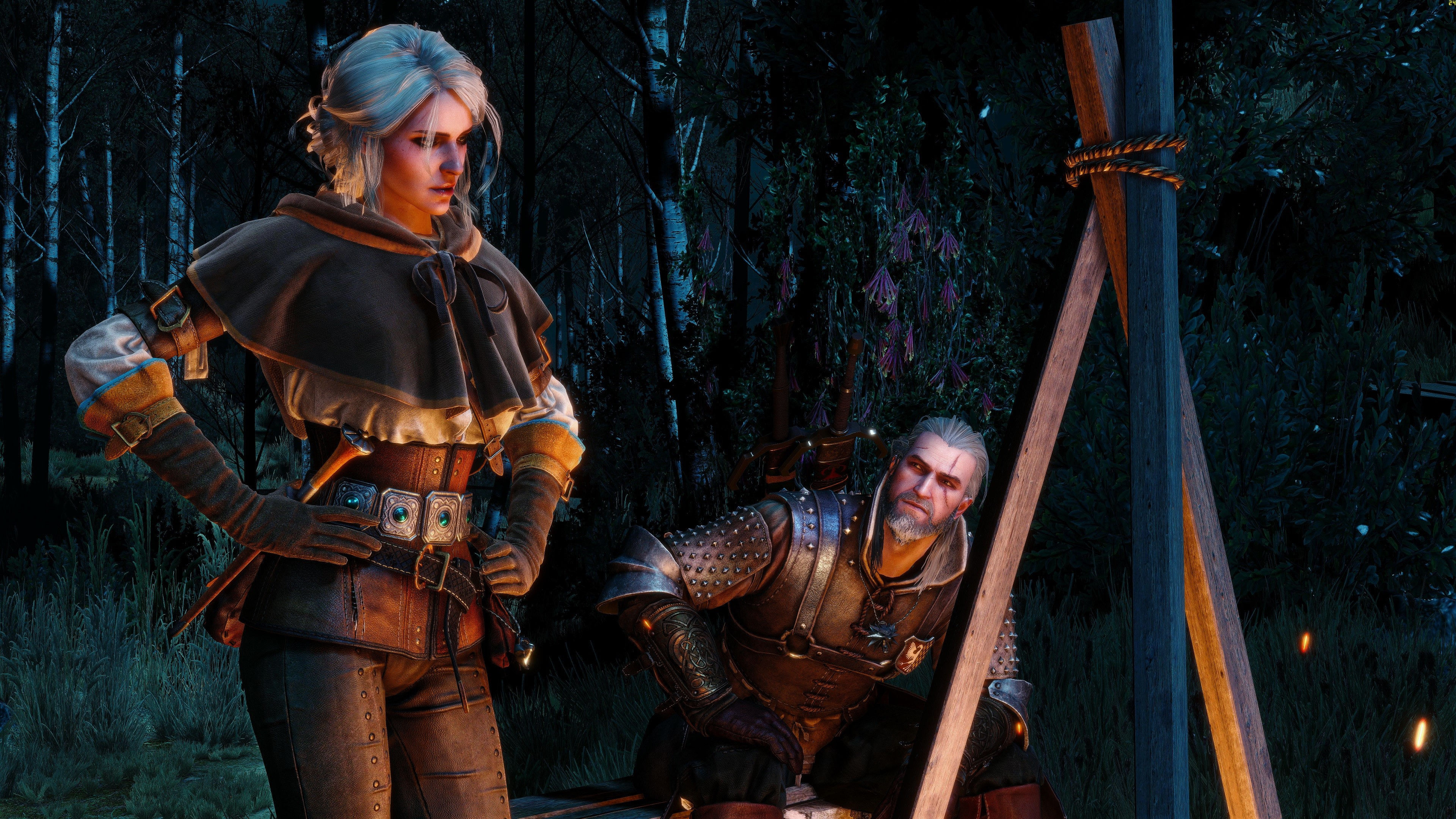 Wallpaper #RkDEMZMBJhL2WPbaNsiW34 The Witcher 3 Wild Hunt the Witcher Ciri Geralt of Rivia HD Wallpaper