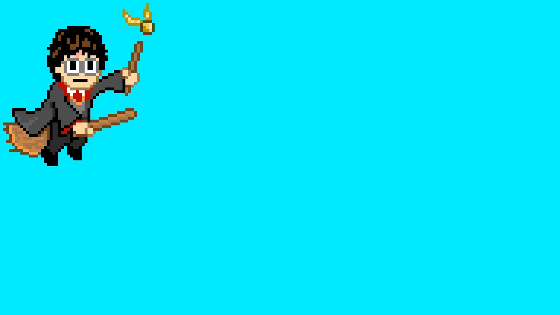 Wallpaper #YVanepcBsd6xcFiEltxK173 Minimalism Pixel Art 1080p Wands Quidditch Movies Pixels Harry