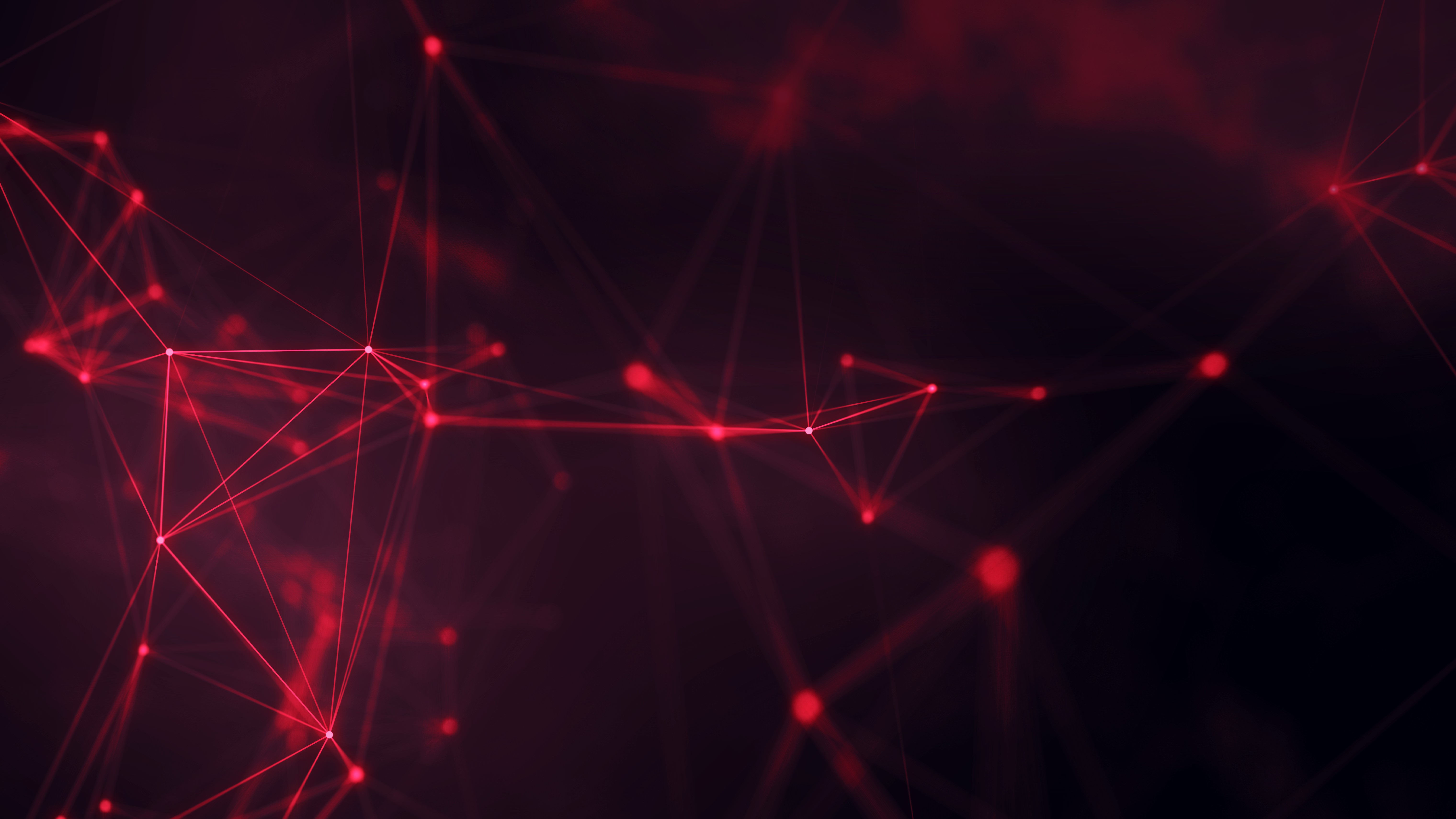 Wallpaper #Zmda6pIBSpphPi3-wkYj60 Geometry Cyberspace Digital Art Red Lines Abstract HD Wallpaper