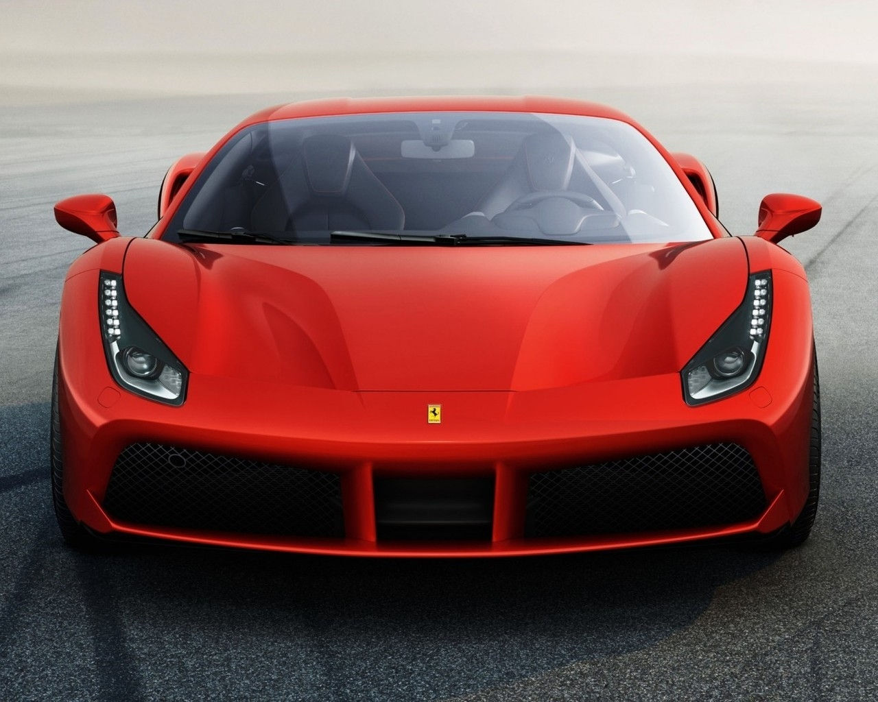 Wallpaper #82f965IBSpphPi3-Fk-n237 Ferrari 488 Gtb Front View 1280 X 1024 Wallpaper