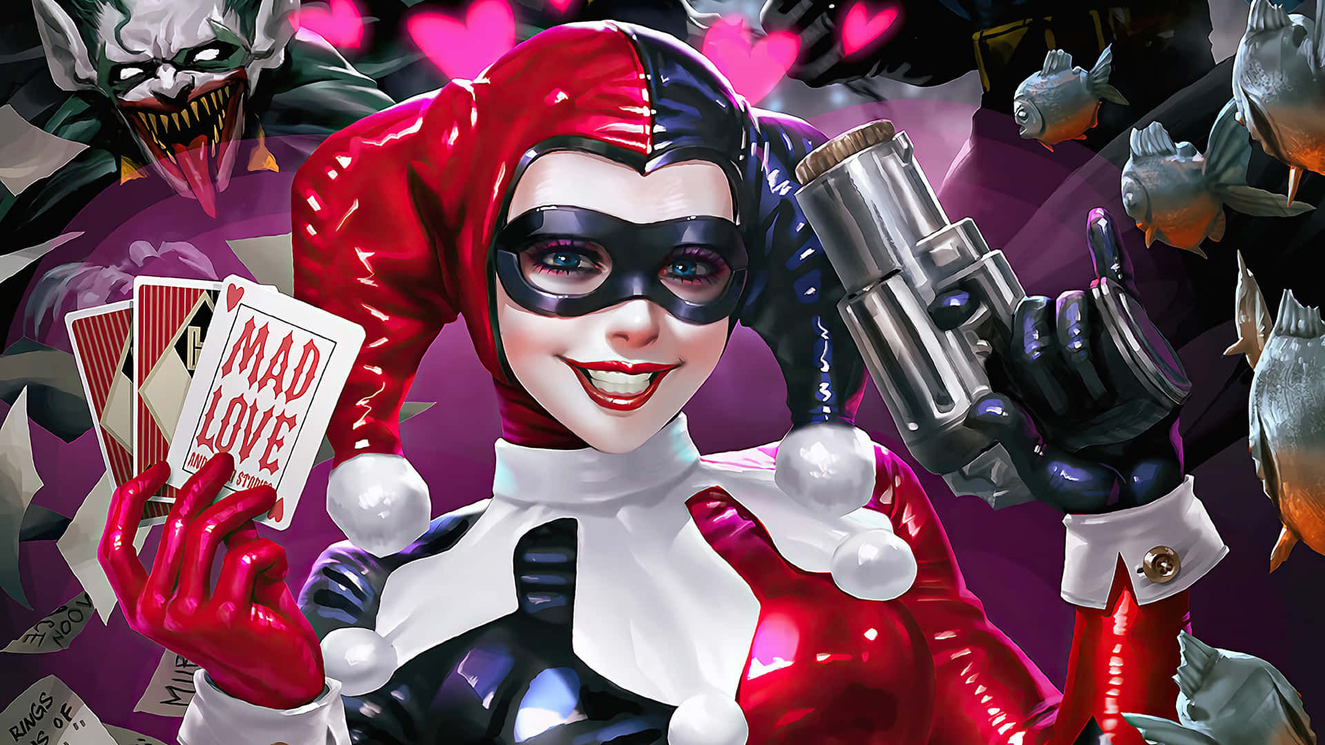Wallpaper #YWcr-5IBSpphPi3-CZPD62 100 Classic Harley Quinn Wallpapers Wallpaperscom