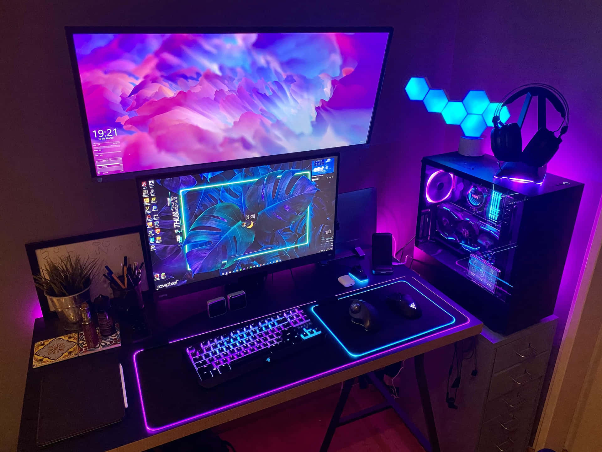 Wallpaper #o4sodJcBcm9NJah-bXV_166 100 Gaming PC Setup Wallpapers Wallpaperscom