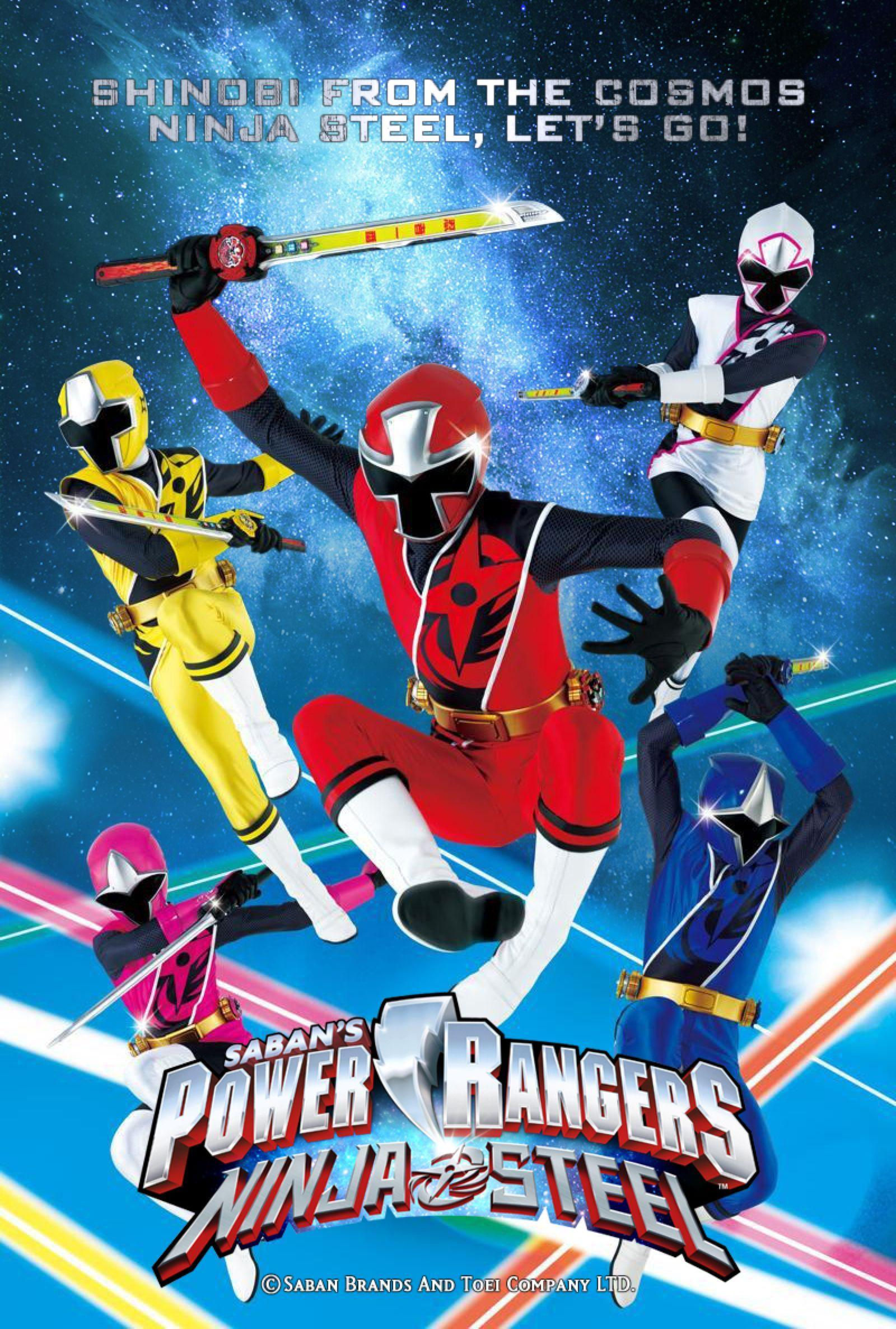 Wallpaper #05365 Os Rangers E Os Zords De Power Rangers Ninja Steel