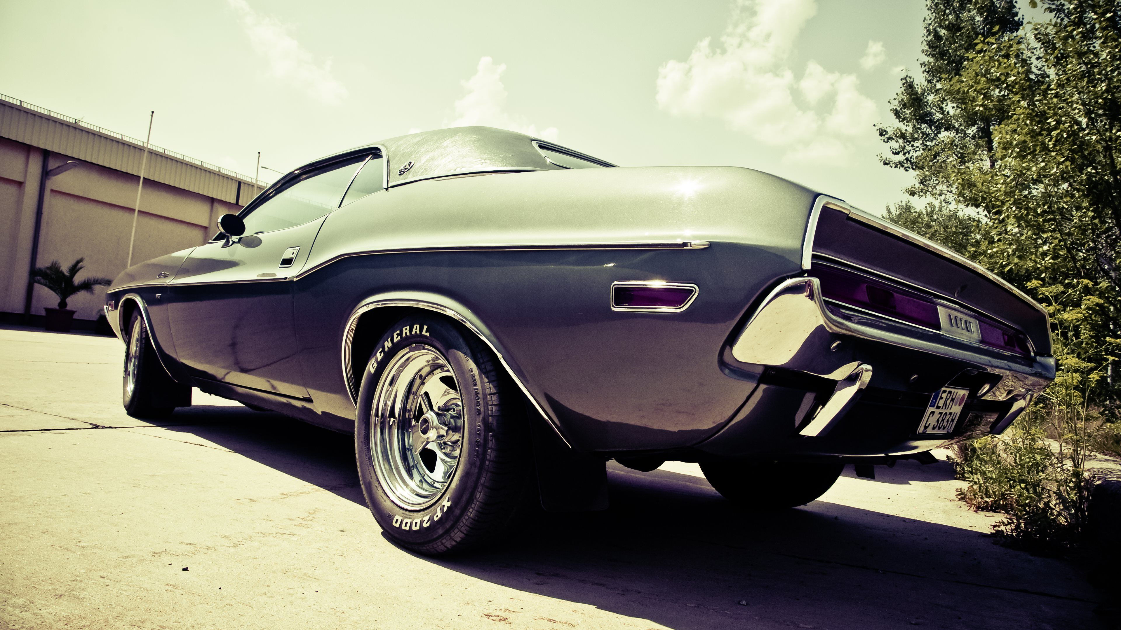 Wallpaper #_3MOho4BFI5NbQksfx5p59 A Classic 1970s Muscle Car, the Dodge Challenger