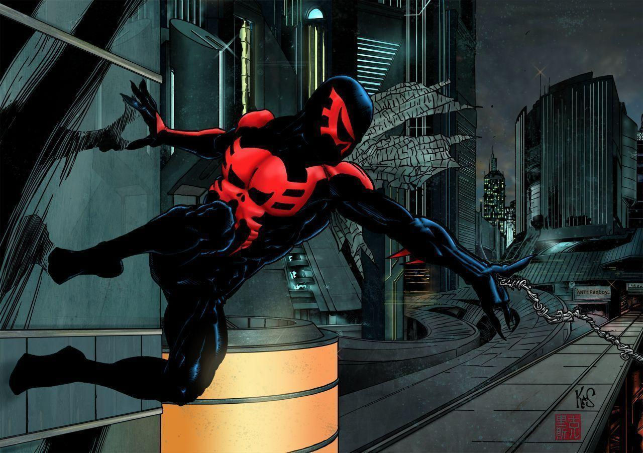 Wallpaper #YBkEBY8BtGB6xQ78elBp43 Spider Man 2099 Wallpapers Wallpaper Cave