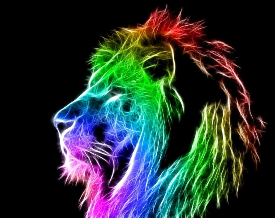 Wallpaper #kn1P8o4Bnwiau_P6DgsH48 Rainbow Lion Wallpapers Wallpaper Cave