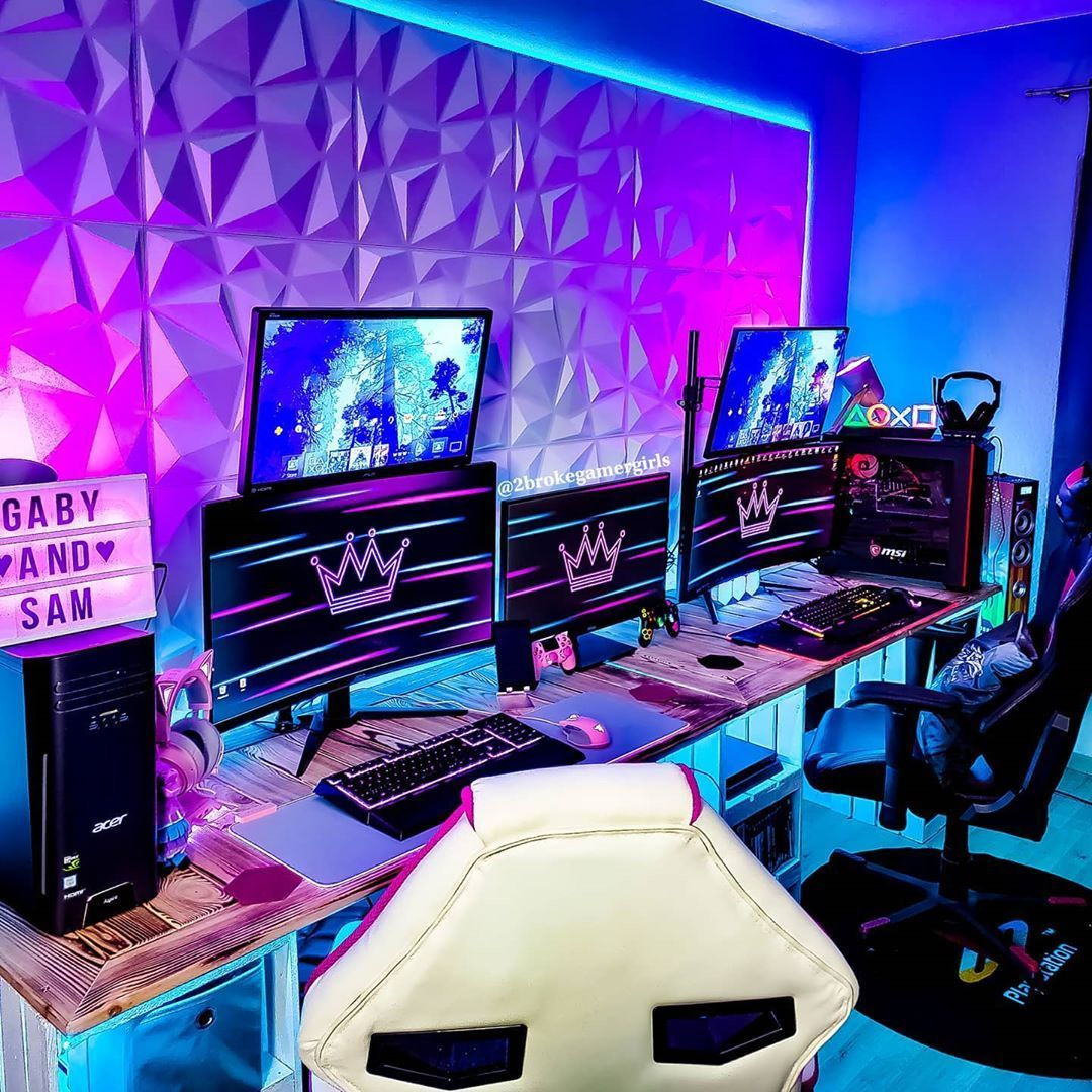 Wallpaper #o4sodJcBcm9NJah-bXV_118 Gaming Room Setup Wallpapers Wallpaper Cave