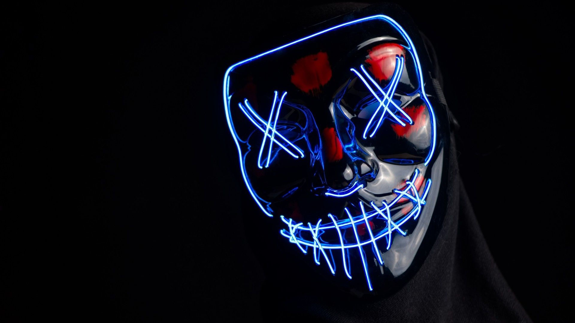 Wallpaper #2DFsNZMB5zzyi_yYVFb95 Hacker Mask Neon Wallpapers Wallpaper Cave