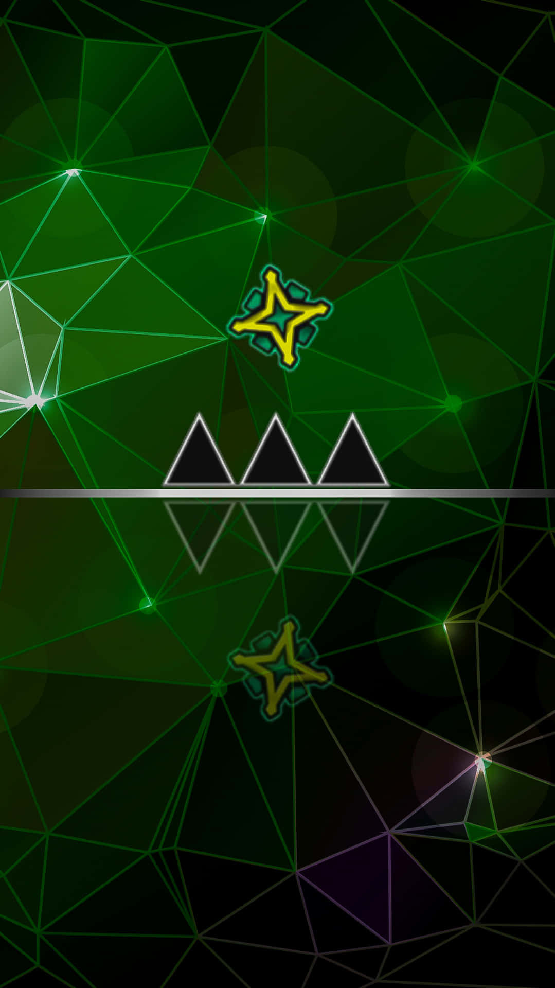 Wallpaper #ime4ApMBSpphPi3-D7BO189 Download a Green Background with Triangles and Triangles Wallpaper