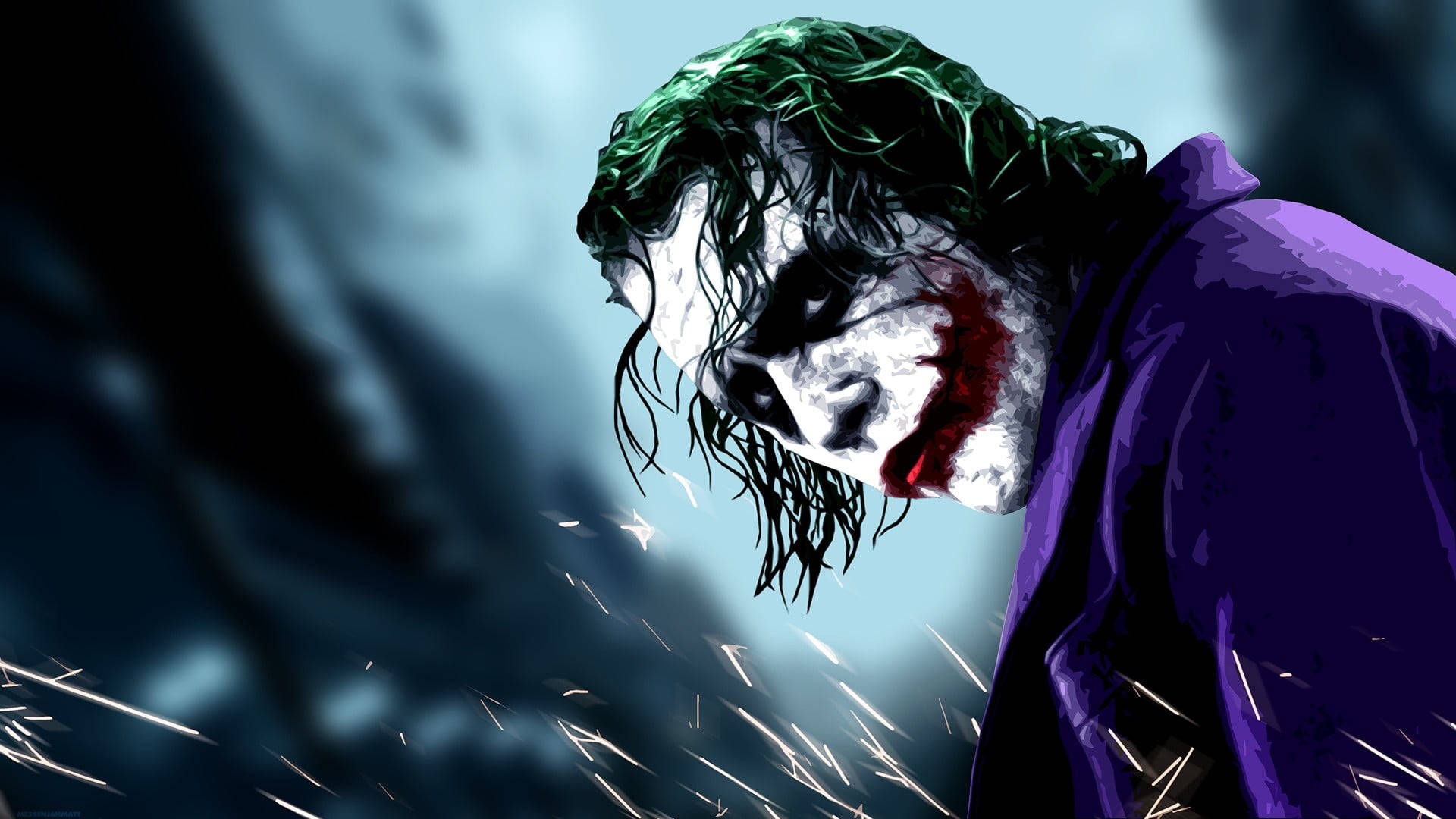 Wallpaper #FGdoEJMBSpphPi3-TvPv317 Download Heath Ledger Joker Face Paint Wallpaper Wallpaperscom
