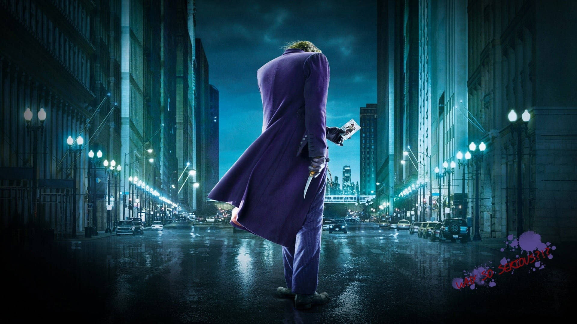 Wallpaper #8mgCGpMBSpphPi3-0hmI211 Download Heath Ledger Joker City Rear View Wallpaper Wallpaperscom