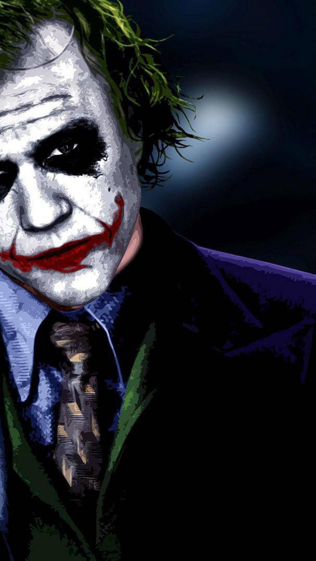 Wallpaper #8mgCGpMBSpphPi3-0hmI64 Download Heath Ledger Joker Portrait Wallpaper Wallpaperscom