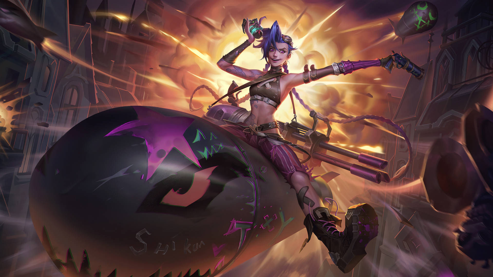 Wallpaper #a13de 200 Jinx Arcane Wallpapers Wallpaperscom