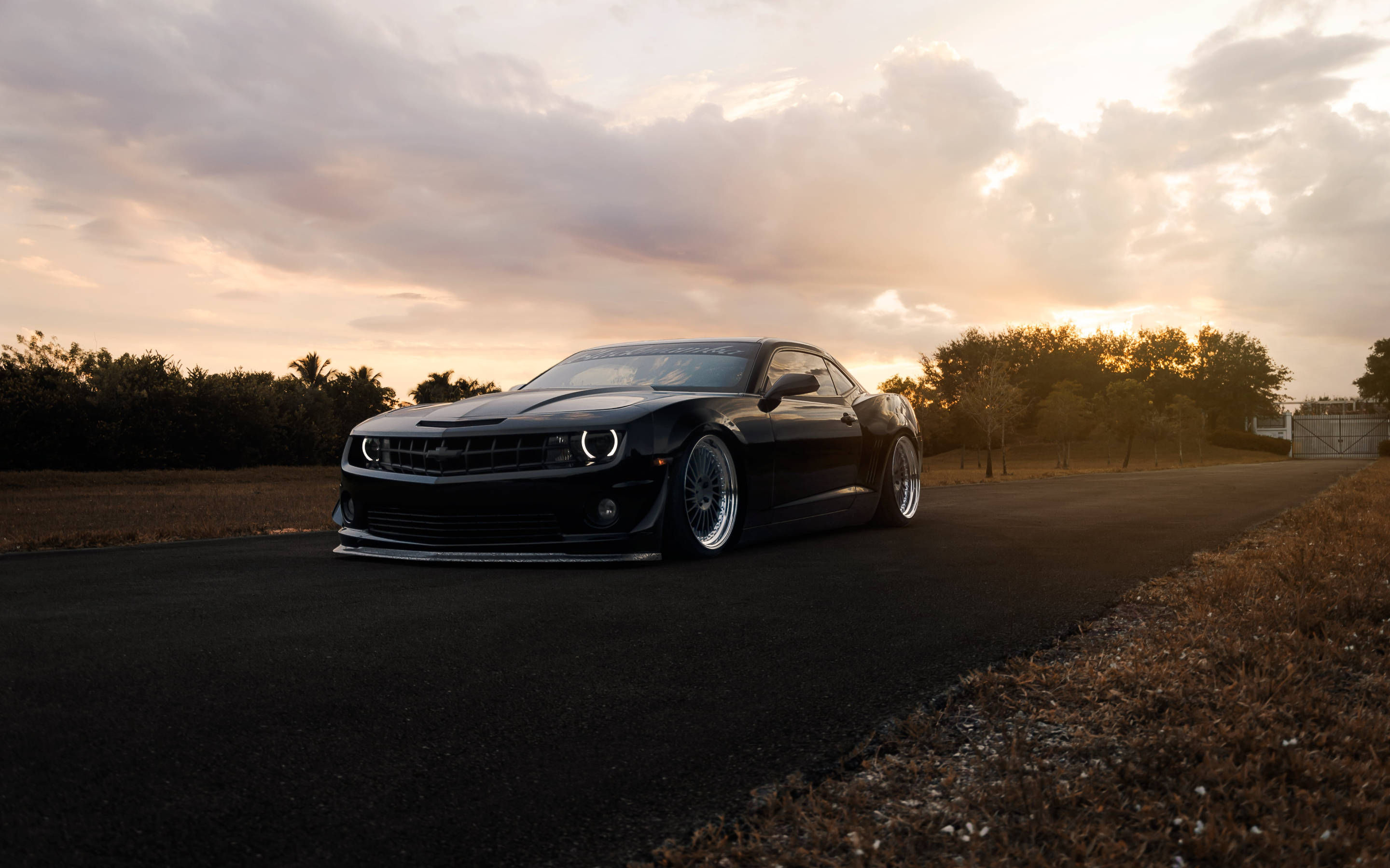 Wallpaper #geovU5MBlwTYPL18Twp0447 Download Majestic Black Camaro Muscle Car in High Definition Wallpaper