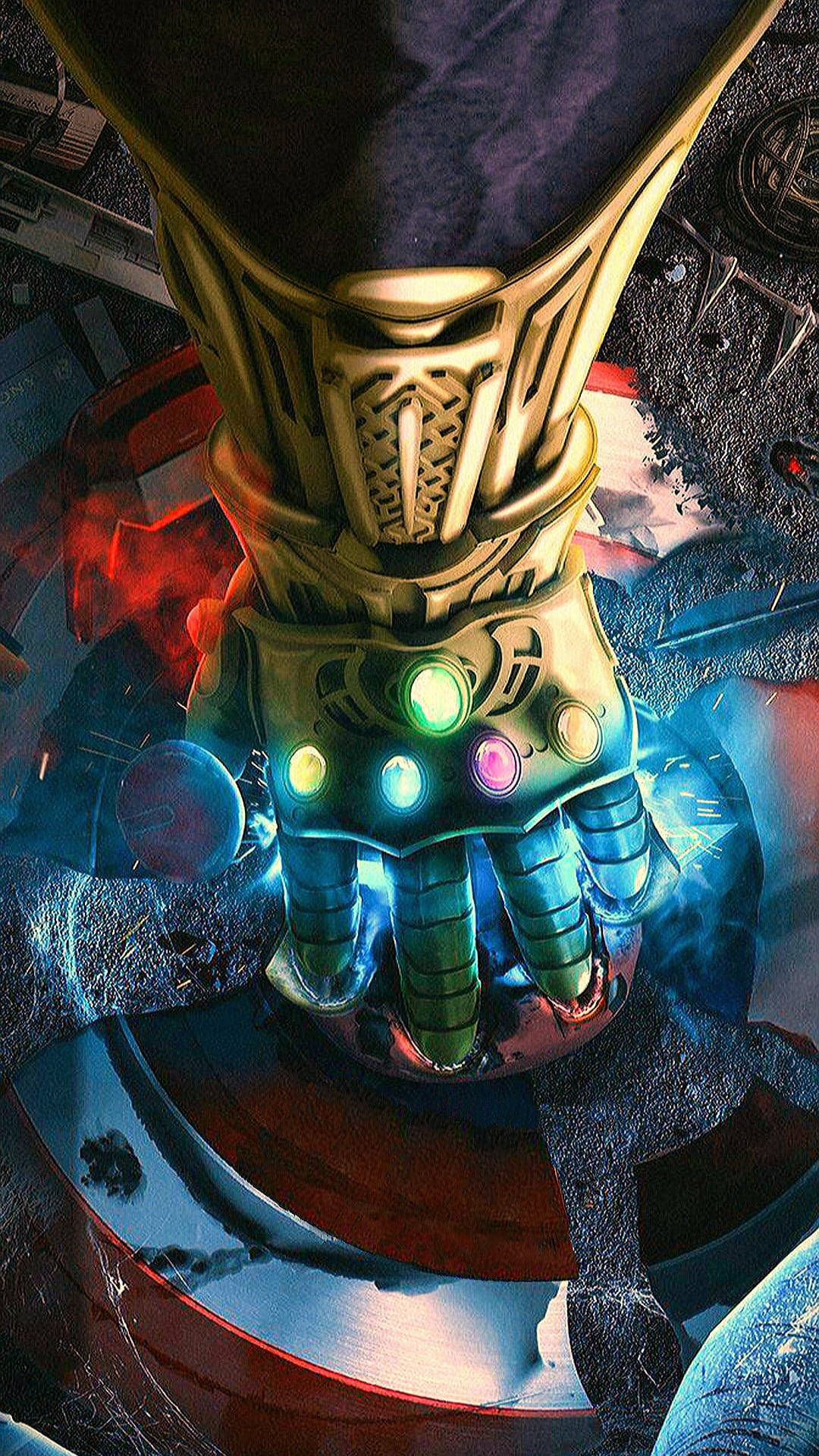 Wallpaper #bHPVhI4BFI5NbQkslR0y46 Download Captain America Shield iPhone Infinity Gauntlet Broken