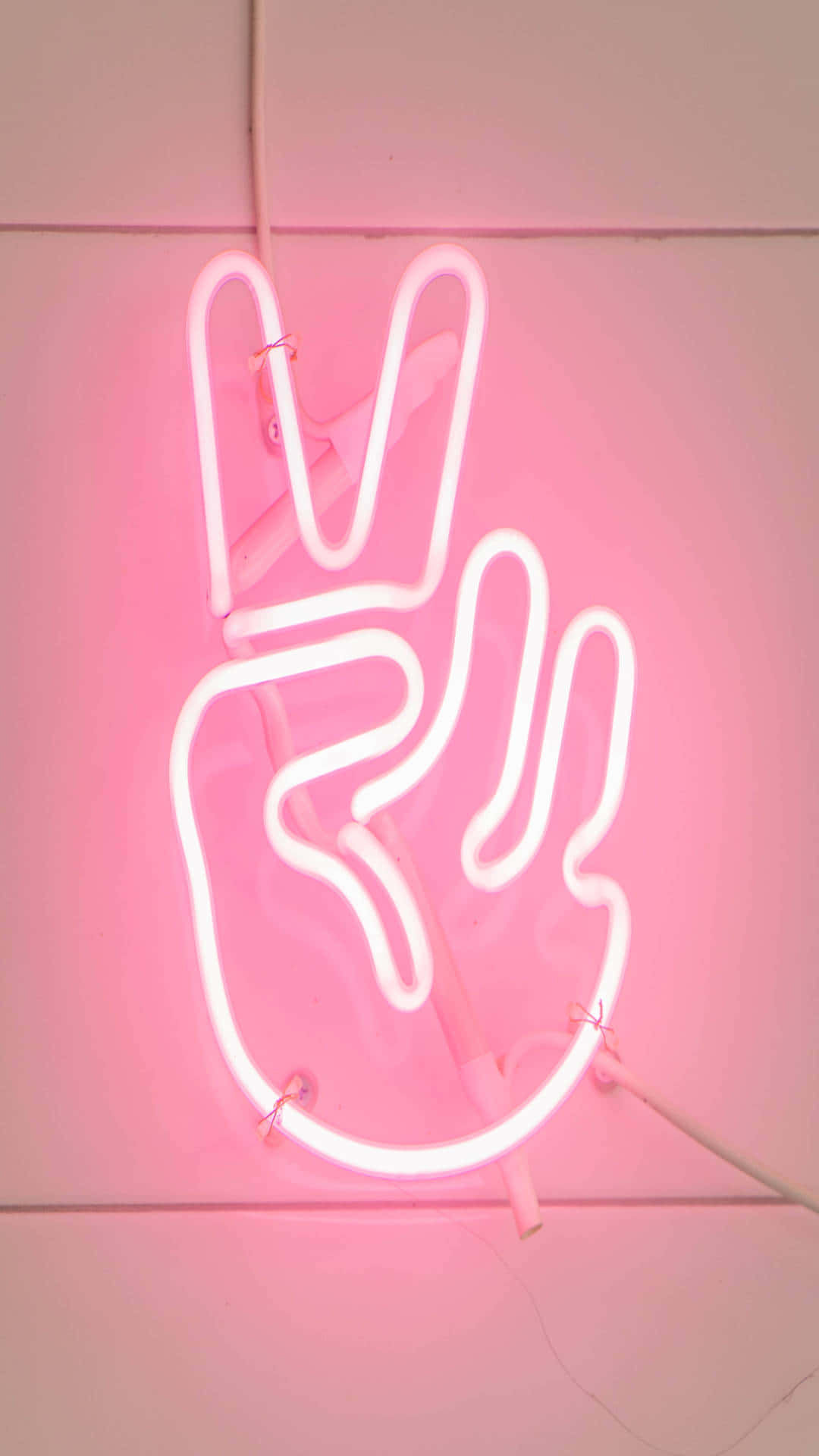 Wallpaper #s2dH-ZIBSpphPi3-74wo275 Download Pink Aesthetic Peace Sign Neon Picture Wallpaperscom