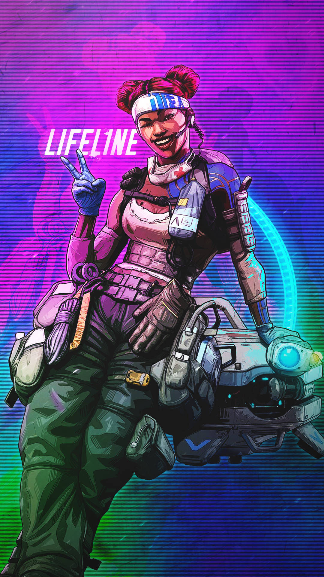 Wallpaper #f3PohI4BFI5NbQkskB2Z51 Download Apex Legends iPhone Magenta Lifeline Wallpaper Wallpaperscom