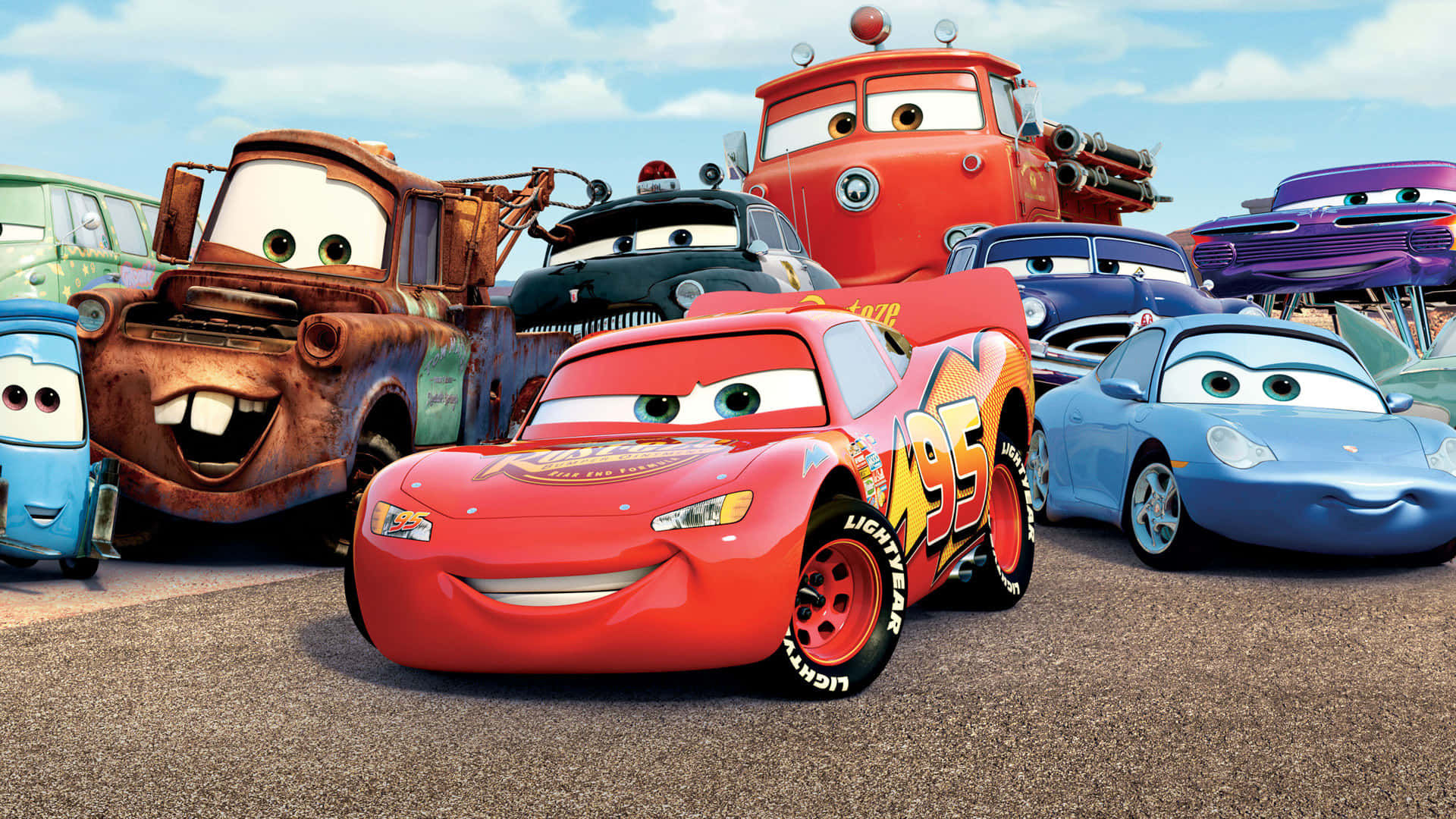 Wallpaper #a7iT25IBJvJKYCmEwfcI16 Download Lightning Mcqueen Racing on a Speedy Track Wallpaperscom