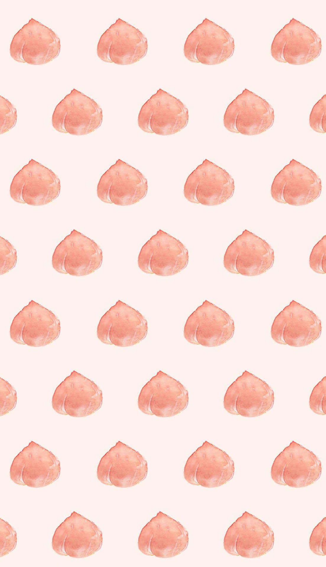 Wallpaper #tGeU55IBSpphPi3-kjik164 Download Pastel Peach Heart Pattern Aesthetic Wallpaper Wallpaperscom