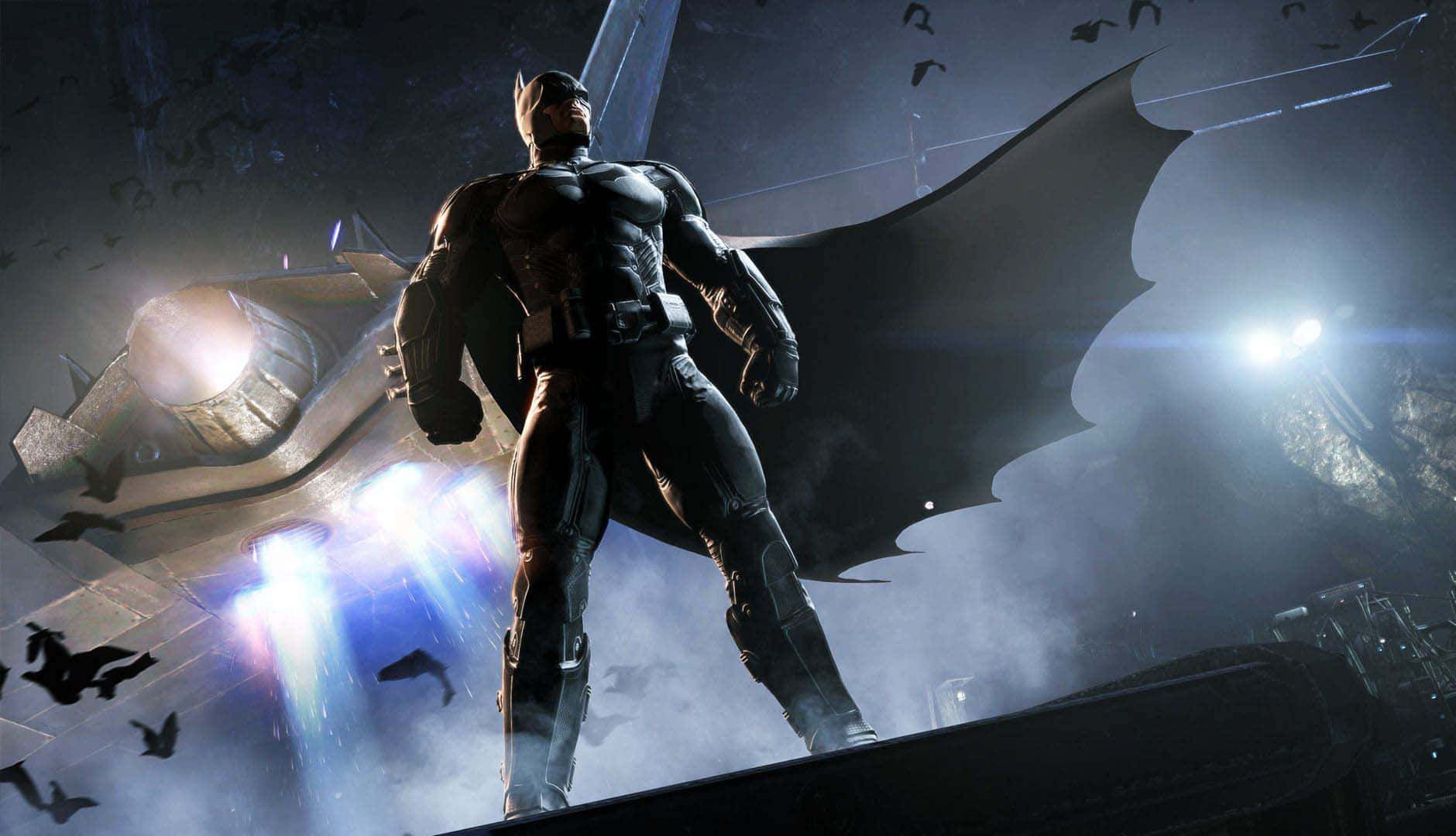Wallpaper #7mdqCJMBSpphPi3-fMpN37 Download Michael Keaton as Batman in Arkham Knight Wallpaper
