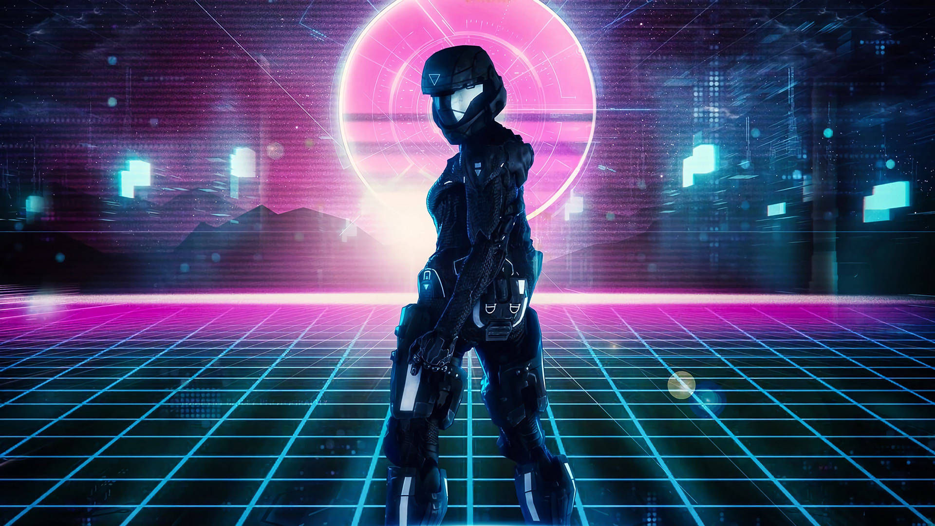 Wallpaper #q8kYjZcB-VVLIetlw2nT40 Download a Disaffected Future Warrior Ready for Cyberpunk Combat