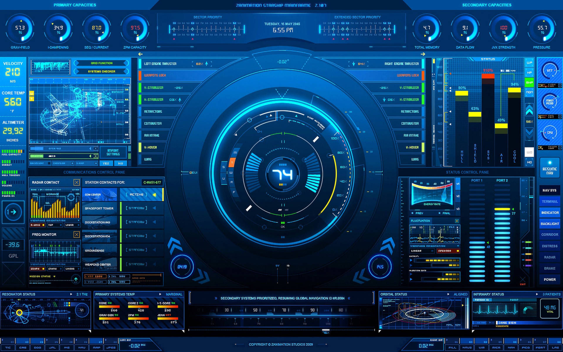 Wallpaper #M3fnJ5MB-pgBXx60DqgE163 Futuristic Computer