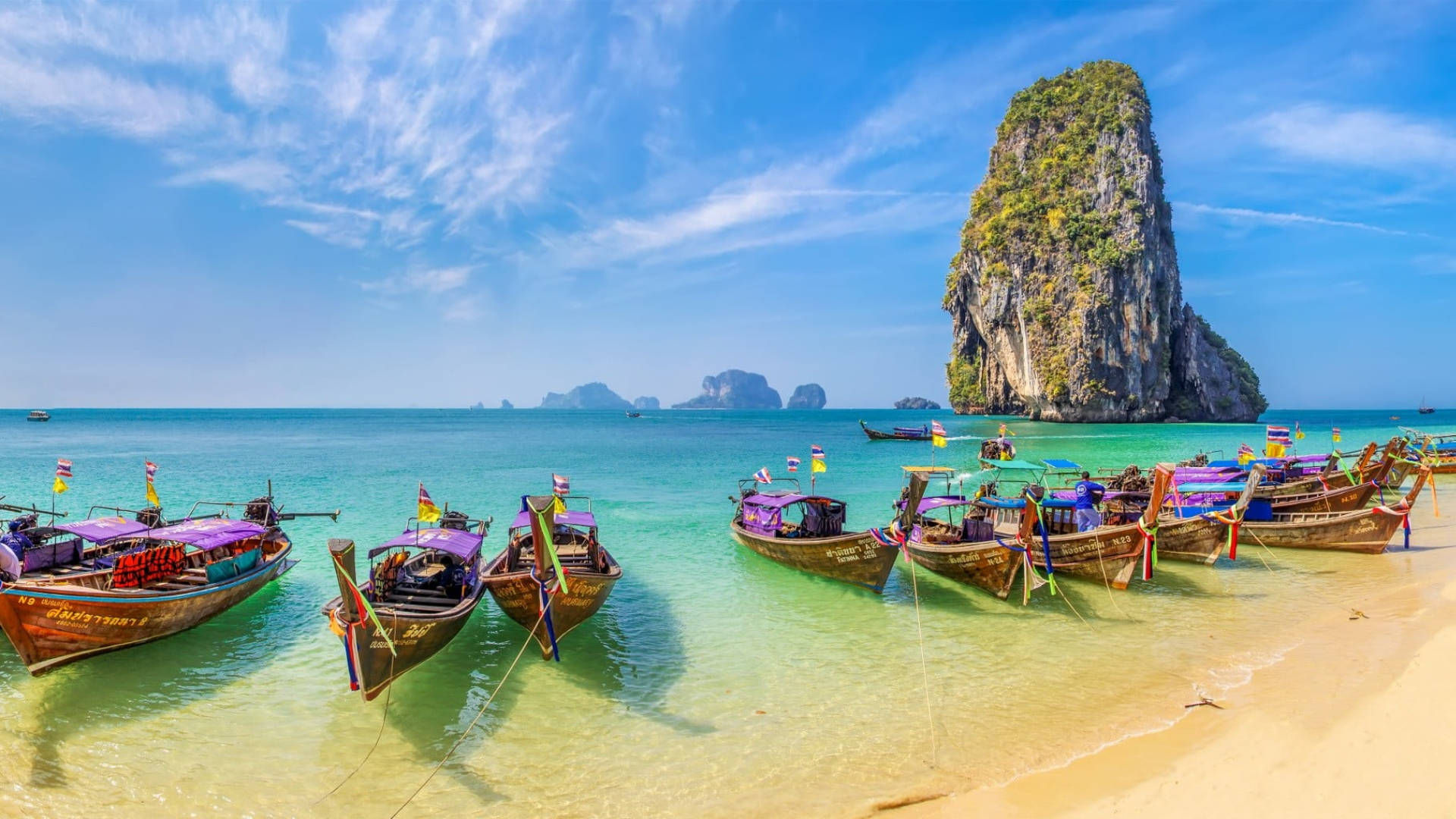 Wallpaper #ABqmUZMB1yWOL4qg0IJH393 Download 1920x1080 HD Summer Railay Beach Wallpaper Wallpaperscom