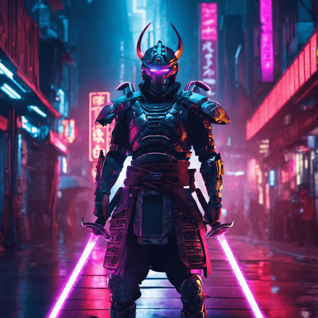 Wallpaper #yDtpbpcBSWmA-tzpi44t112 Download Cyberpunk Samuraiin Neon Tokyo Wallpaper Wallpaperscom