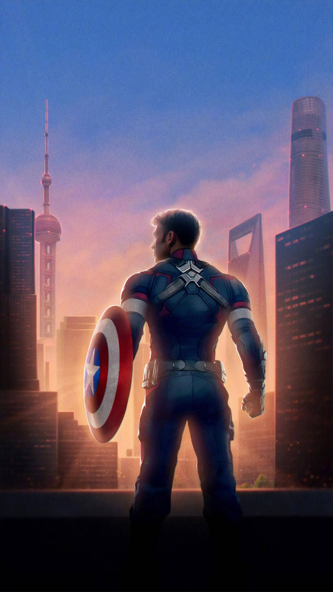 Wallpaper #JVIhNpMBMJD5Jq7_2gm078 Download Sunset Captain America iPhone Wallpaper Wallpaperscom