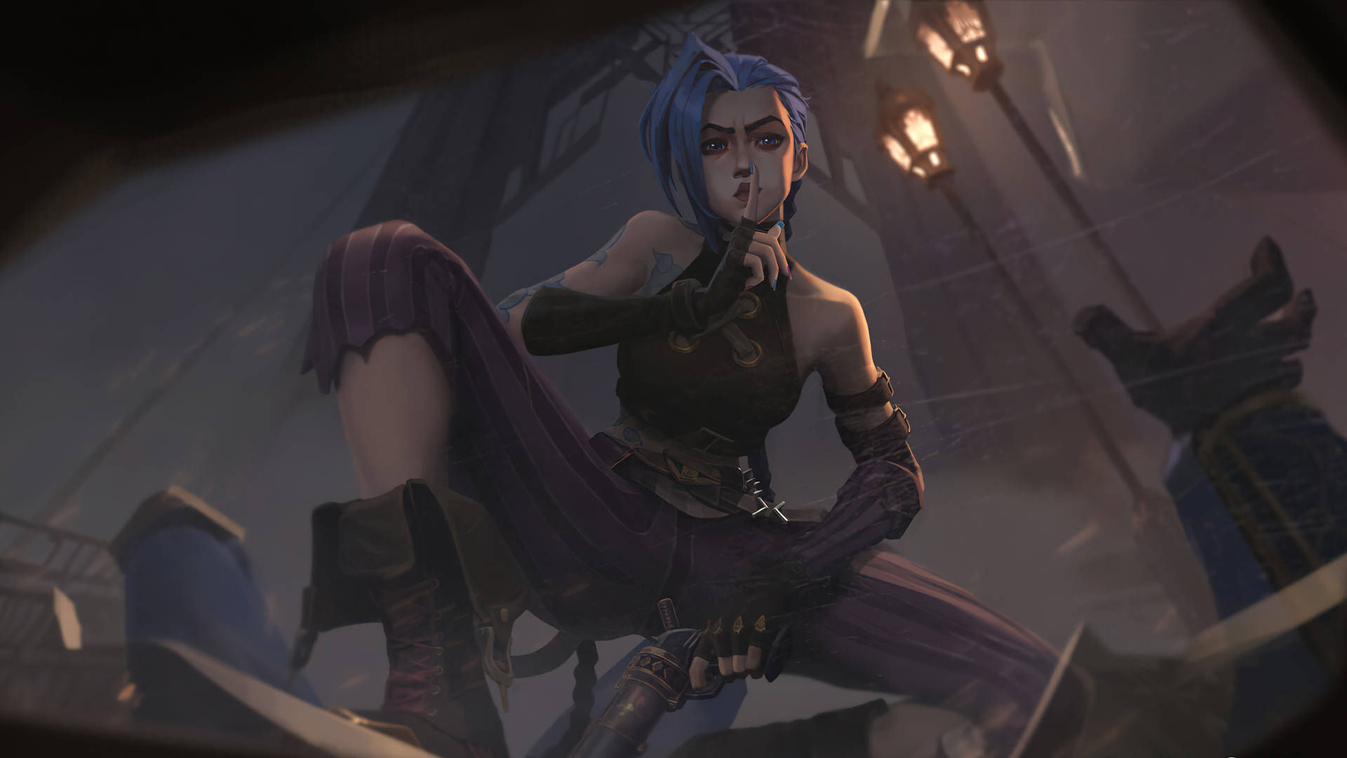 Wallpaper a13de 200 Jinx Arcane Wallpapers Wallpaperscom HD Wallpaper a13de