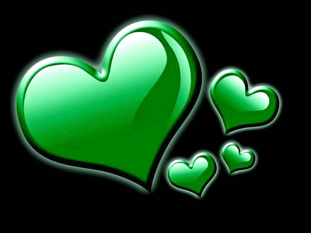 Wallpaper #Tmd395IBSpphPi3-tobx140 100 Green Heart Wallpapers Wallpaperscom