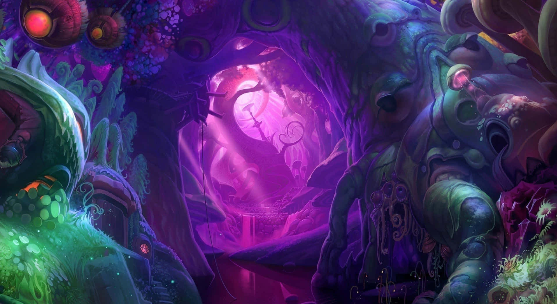 Wallpaper #1GfmC5MBSpphPi3-WtvR117 Download Enchanting Psychedelic 3D Art Unveiling Vivid and Surreal