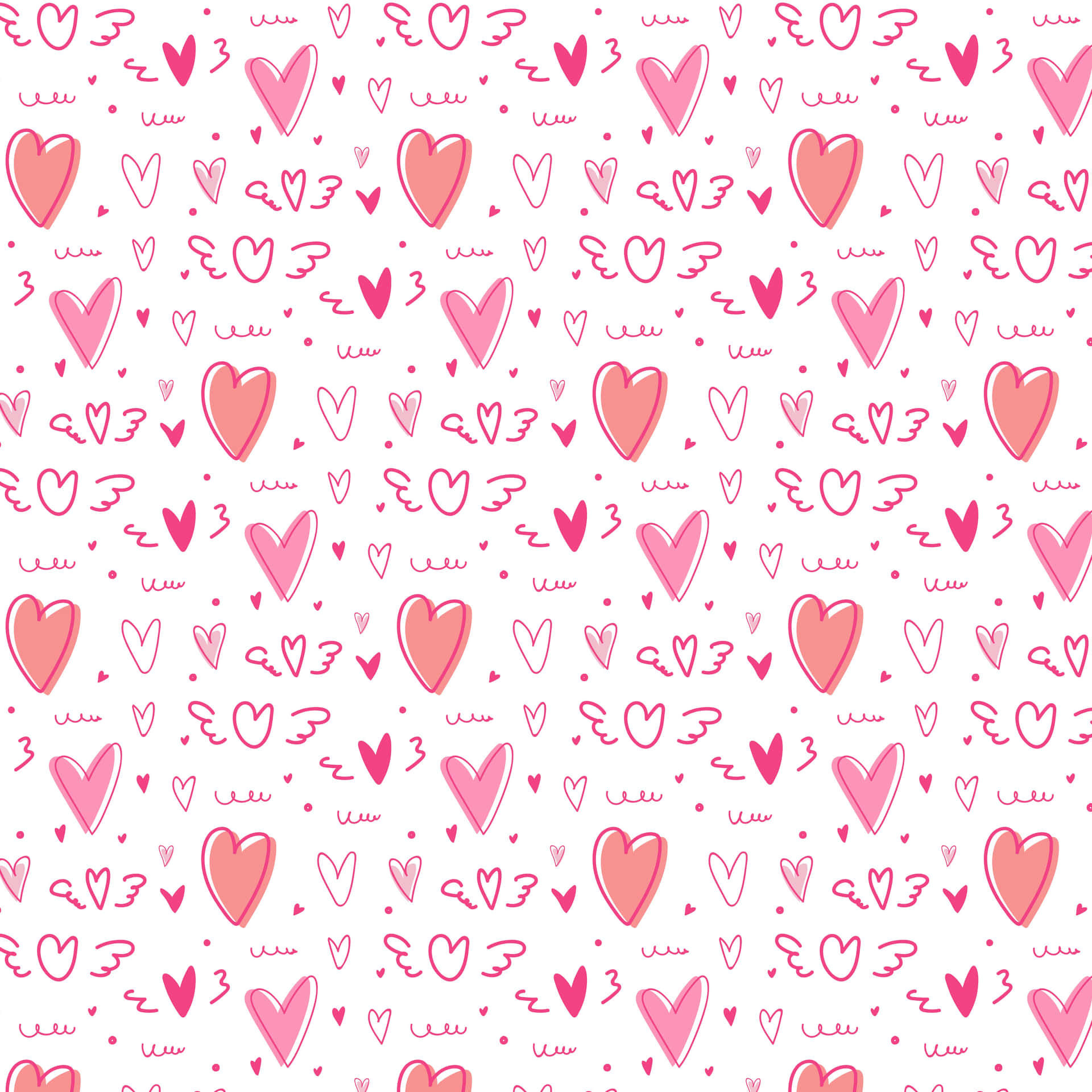 Wallpaper #12eRAJMBSpphPi3-GKYv210 Download Lovely Heart Pattern Background Wallpaper Wallpaperscom