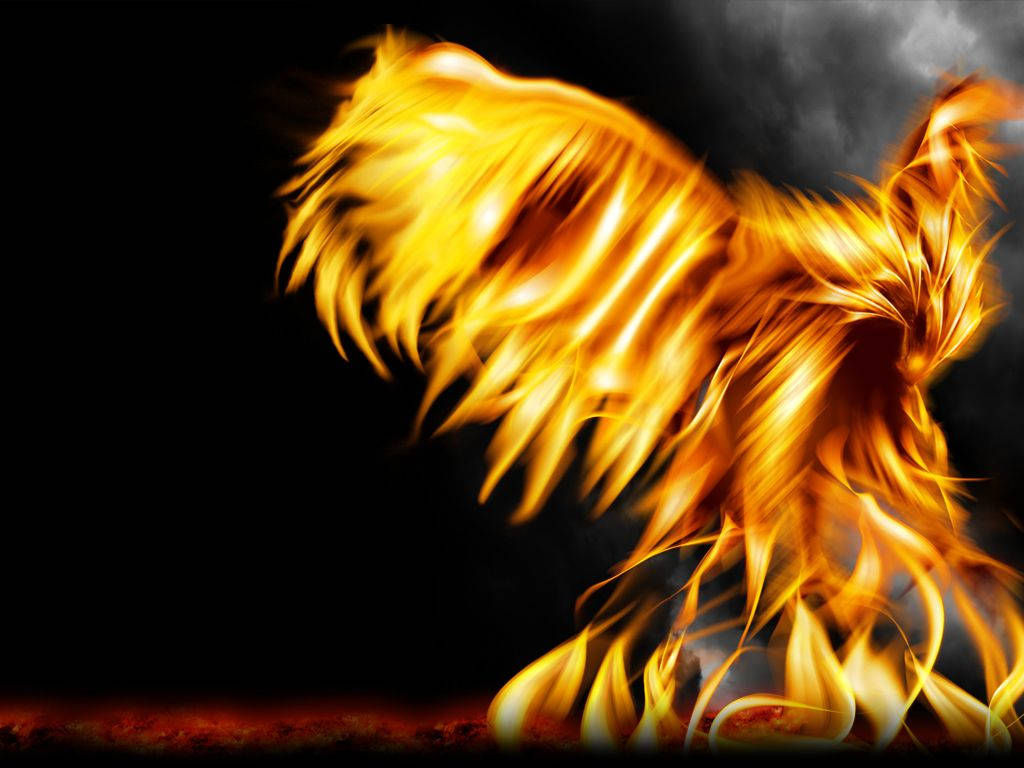 Wallpaper #2bc96 Image of a Majestic White Fire Phoenix on Craiyon