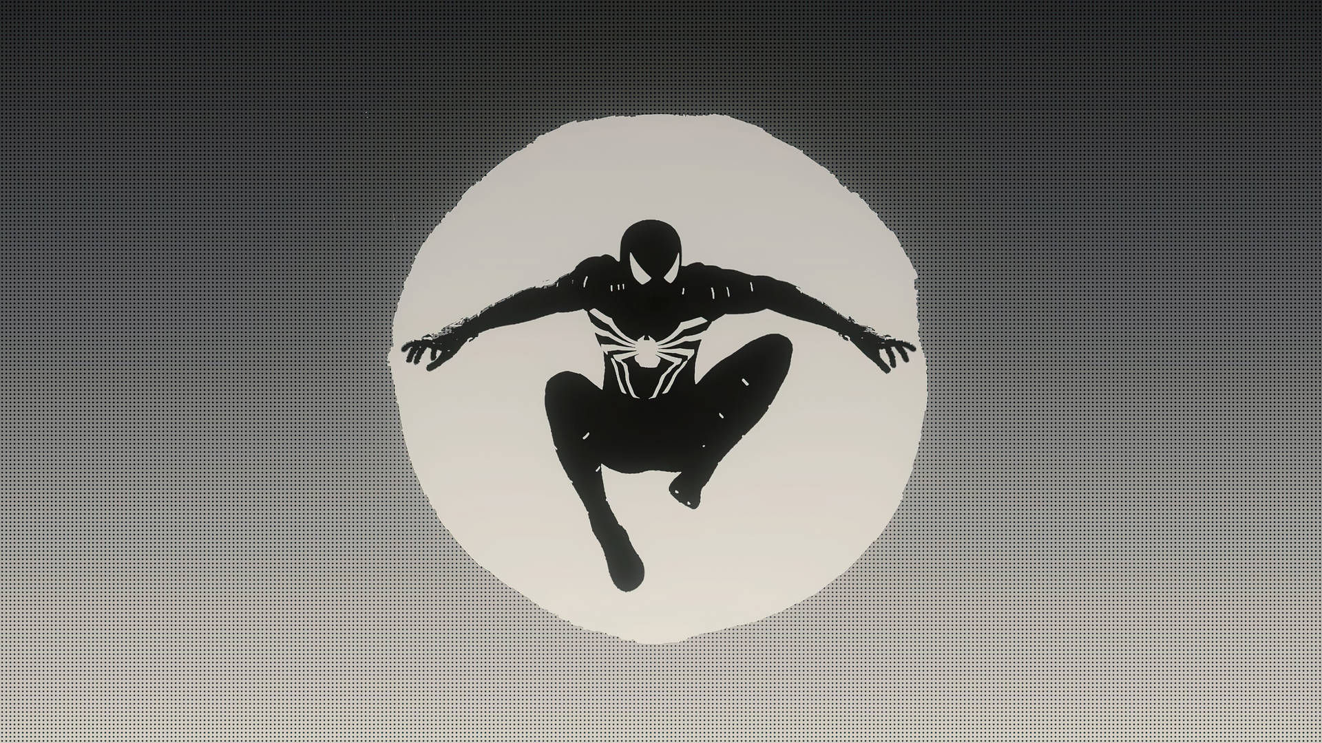 Wallpaper #0M6kJZMB71dOy6JZJBRg213 Download Spider Man White Circle Black Suit Wallpaper Wallpaperscom