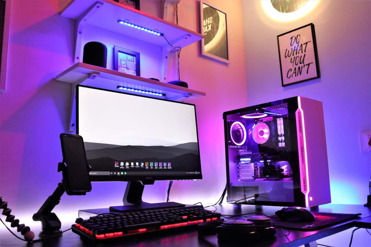 Wallpaper #o4sodJcBcm9NJah-bXV_149 100 Gaming PC Setup Wallpapers Wallpaperscom