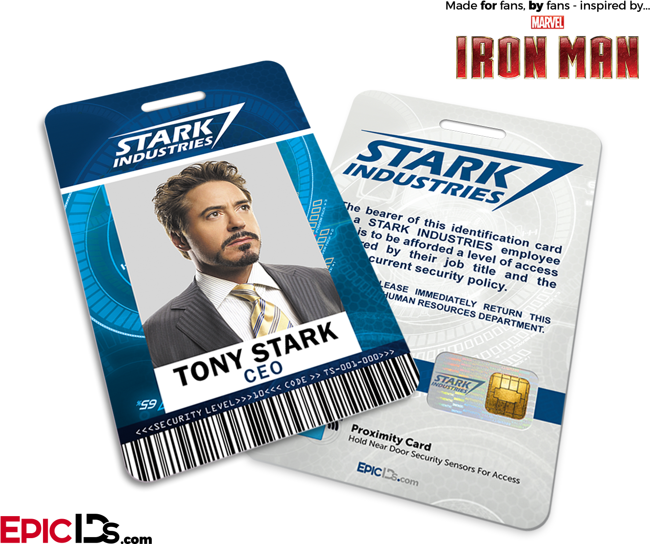 Wallpaper #LaWWOJMBVBiSkHCaEo7C148 Download Stark Industries I D Card Tony Stark Wallpaperscom