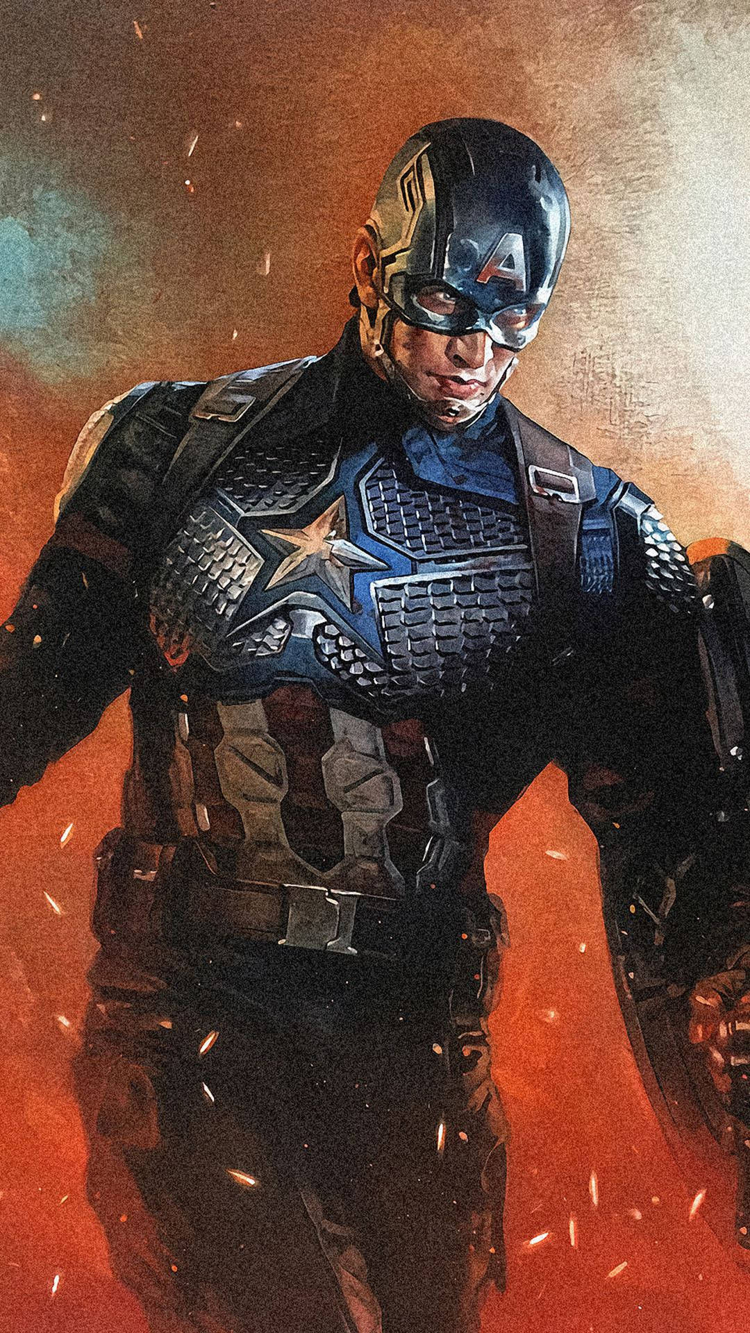 Wallpaper #JVIhNpMBMJD5Jq7_2gm0165 Download Fiery Captain America iPhone Wallpaper Wallpaperscom