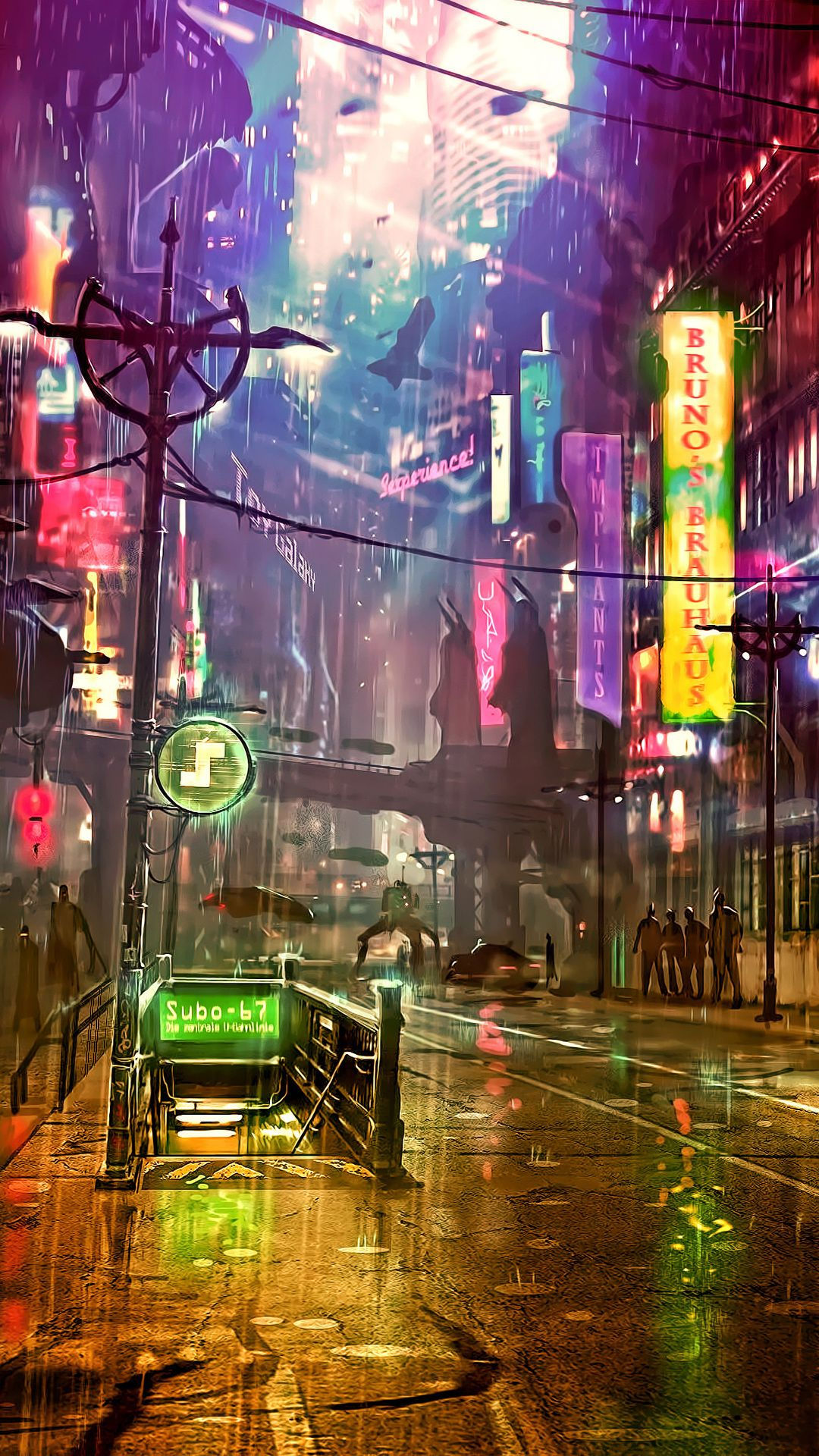 Wallpaper #0GgmGJMBSpphPi3-_xE1299 Phone Cyberpunk Neon Wallpapers Wallpaper Cave