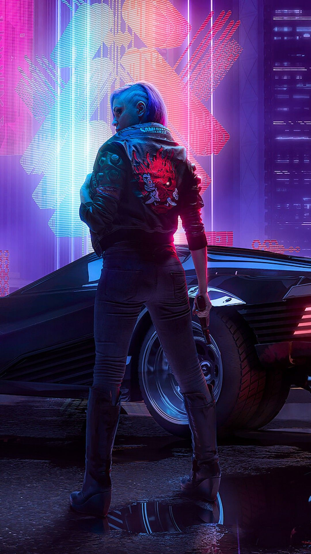 Wallpaper #V336844Bnwiau_P6vw4z39 Phone Cyberpunk Neon Wallpapers Wallpaper Cave